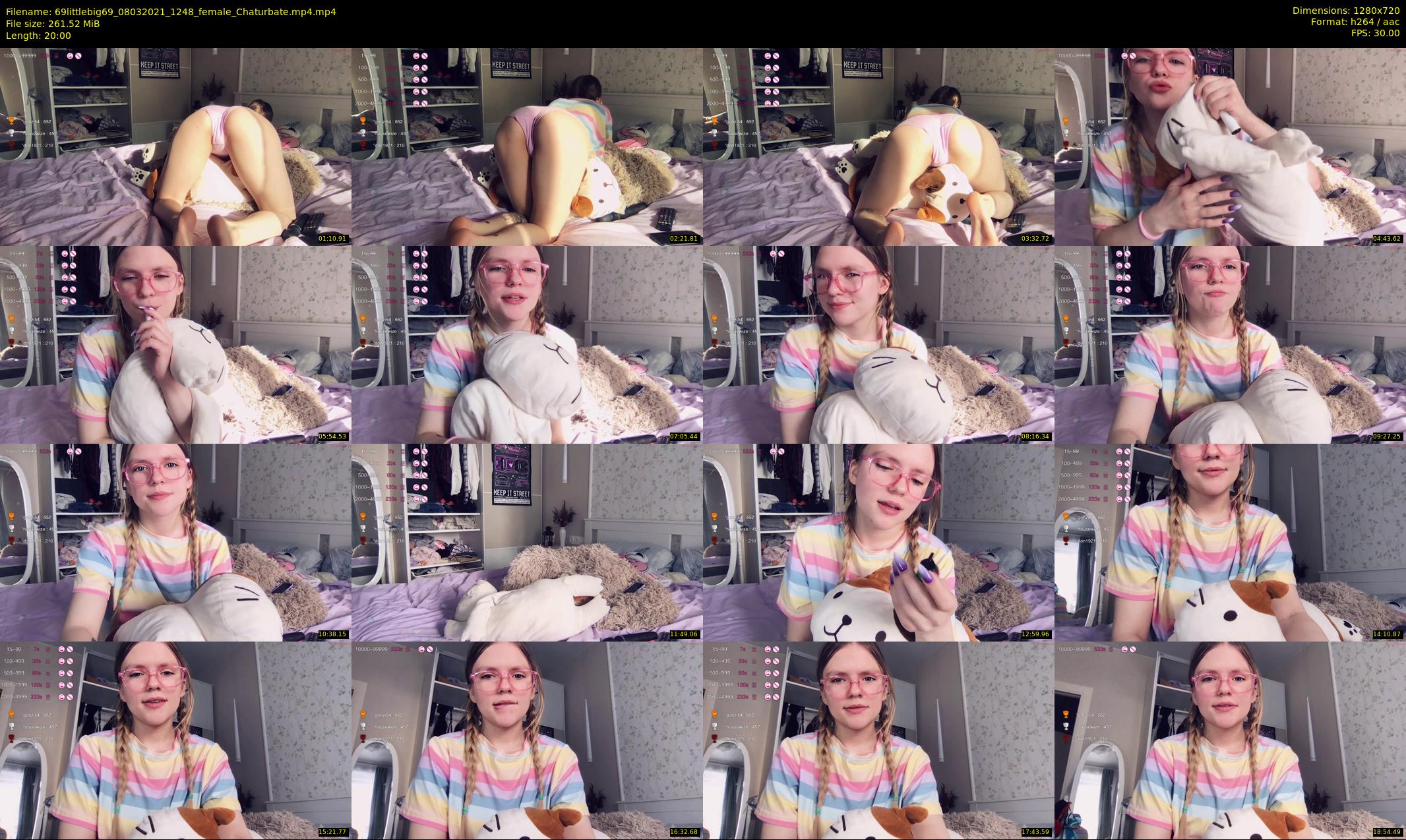 69littlebig69 — 20 minute Chaturbate couple cam show recording, 720p, Mar 8, 2021