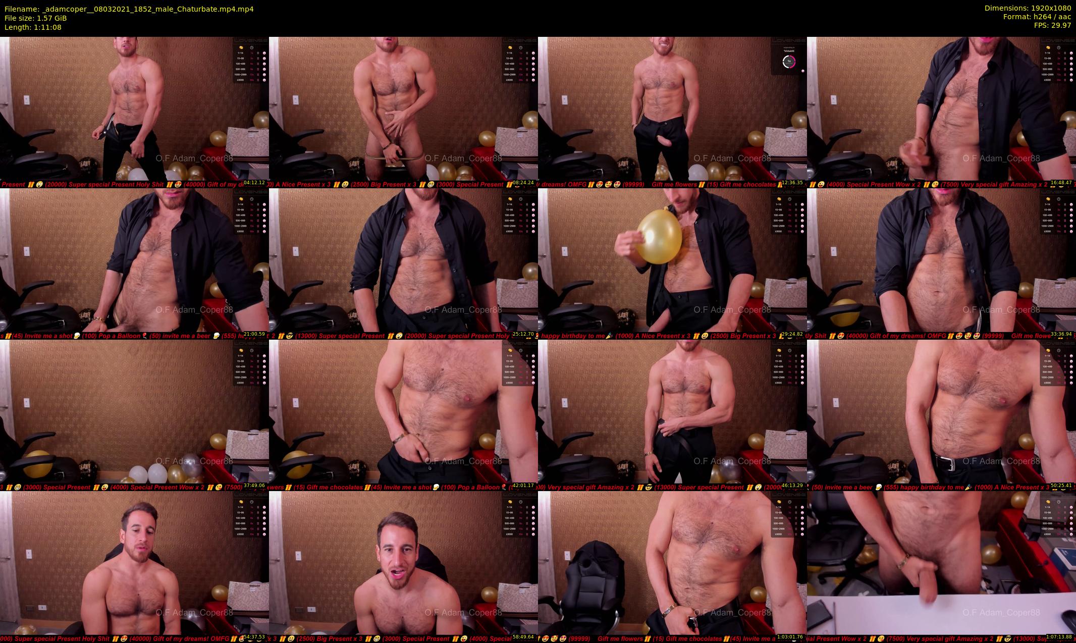 _adamcoper_ — 72 minute Chaturbate male cam show recording, 1080p, Mar 8, 2021