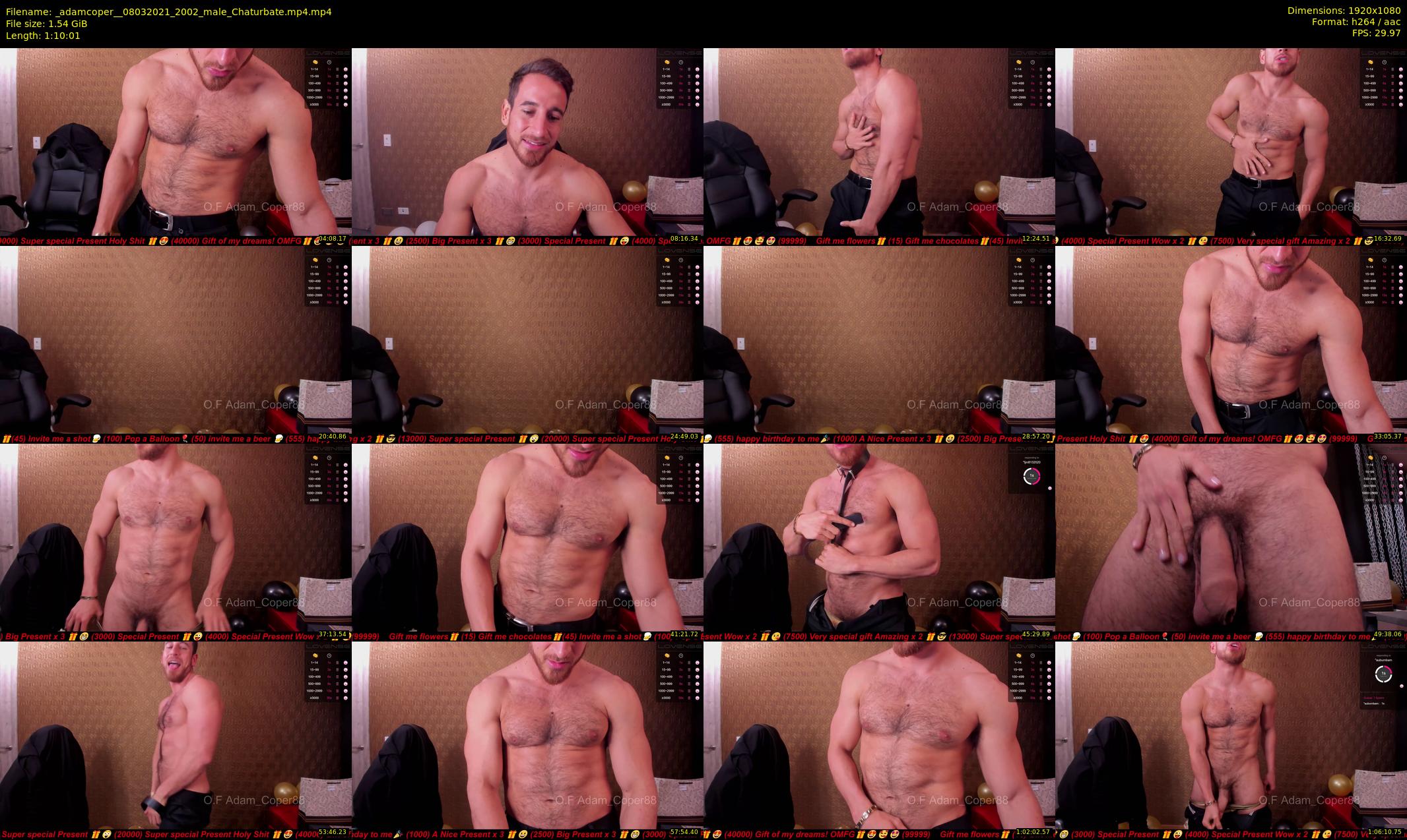 _adamcoper_ — 71 minute Chaturbate male cam show recording, 1080p, Mar 8, 2021