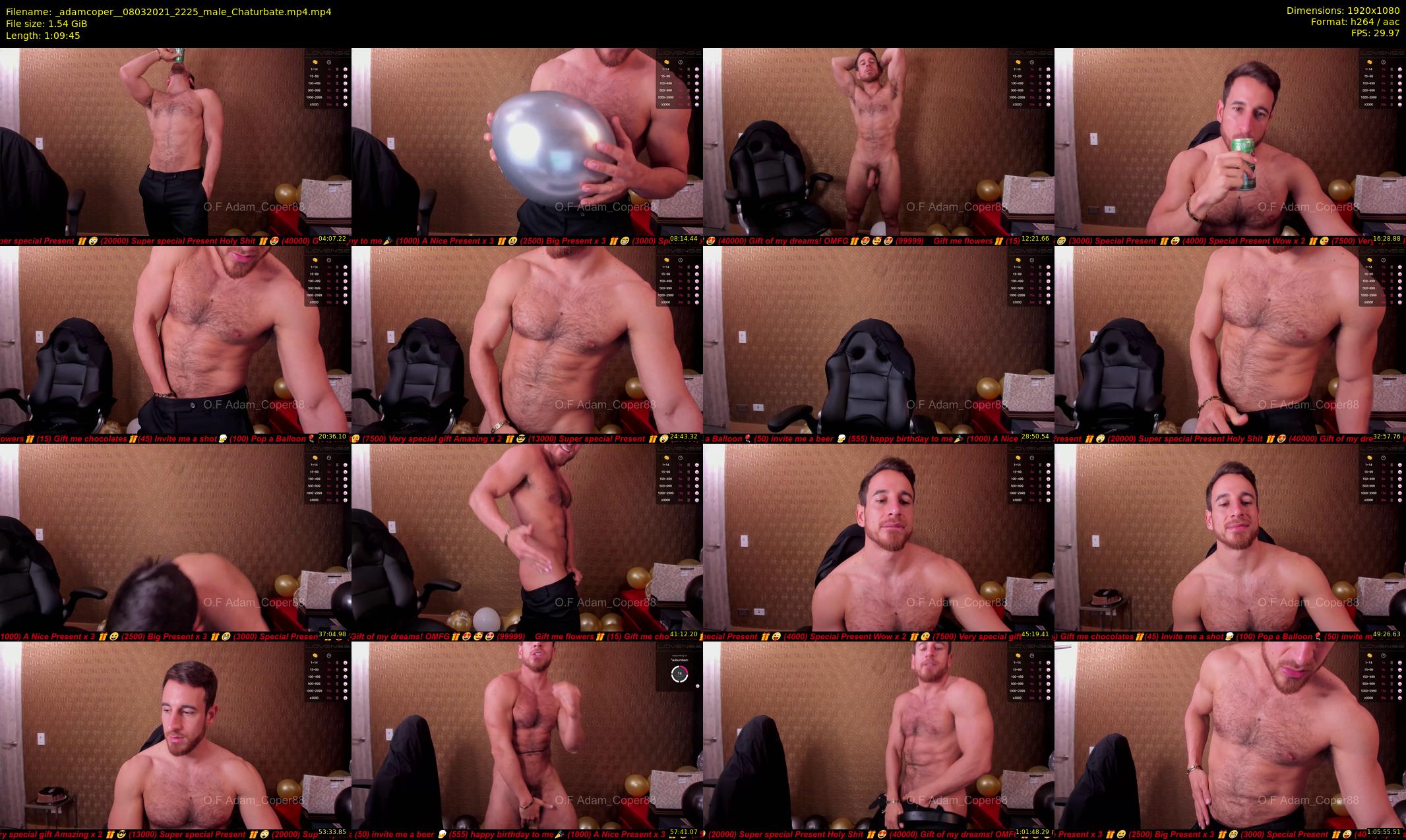 _adamcoper_ — 70 minute Chaturbate male cam show recording, 1080p, Mar 8, 2021