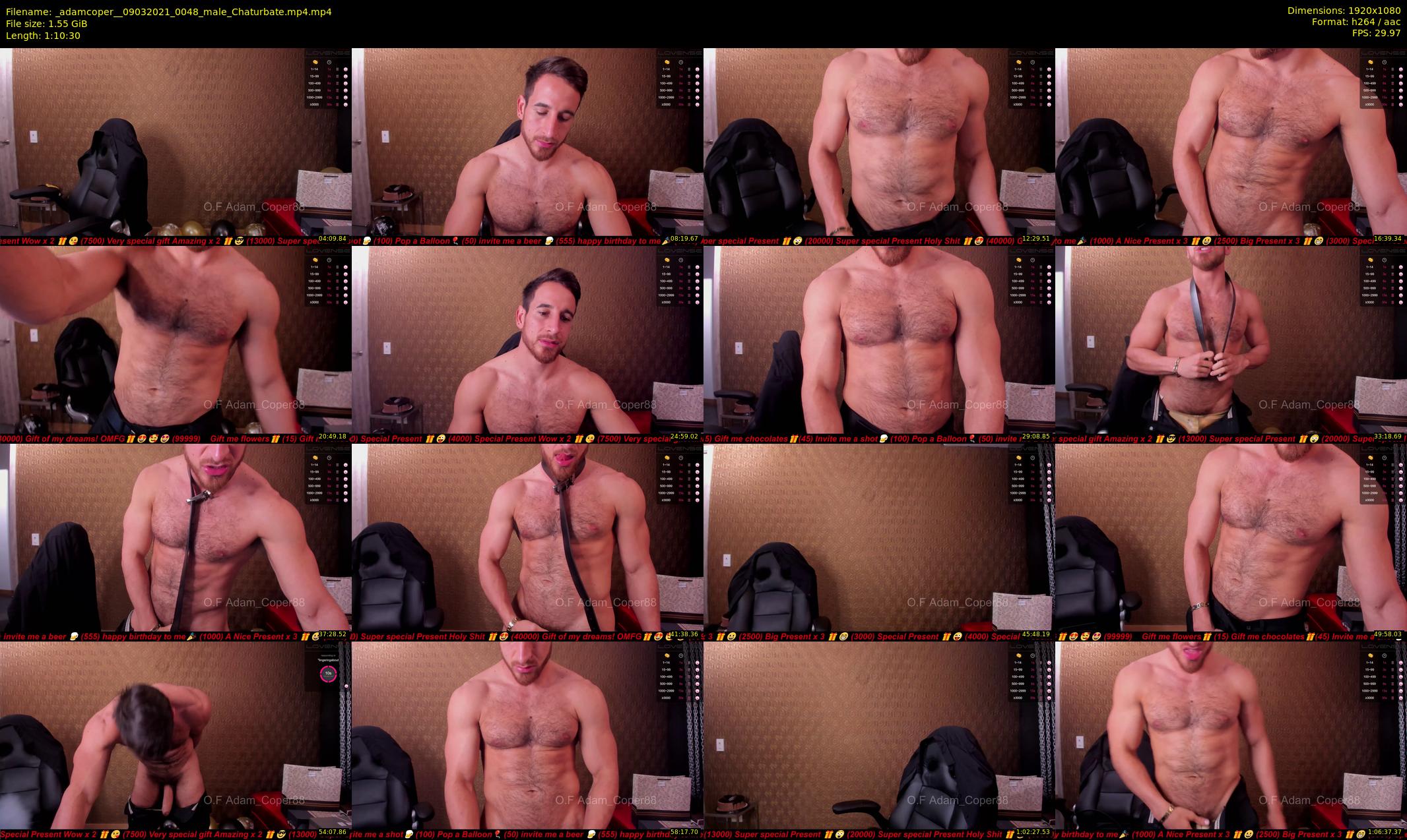 _adamcoper_ — 71 minute Chaturbate male cam show recording, 1080p, Mar 9, 2021