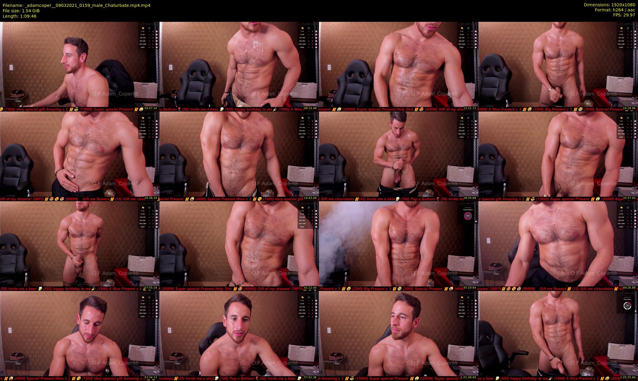 _adamcoper_ — 70 minute Chaturbate male cam show recording, 1080p, Mar 9, 2021