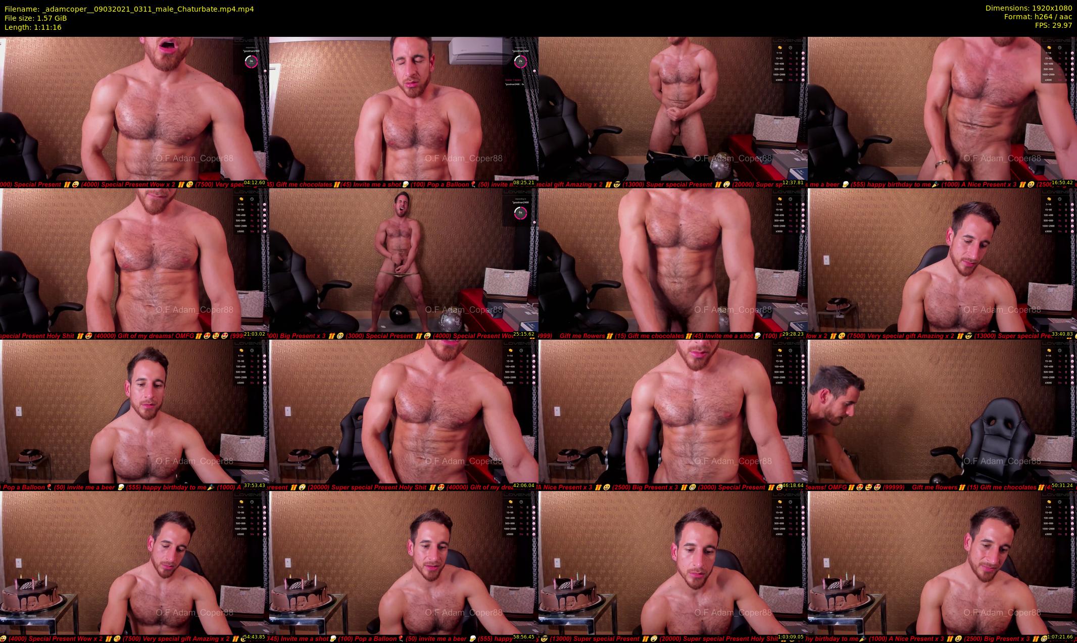 _adamcoper_ — 72 minute Chaturbate male cam show recording, 1080p, Mar 9, 2021