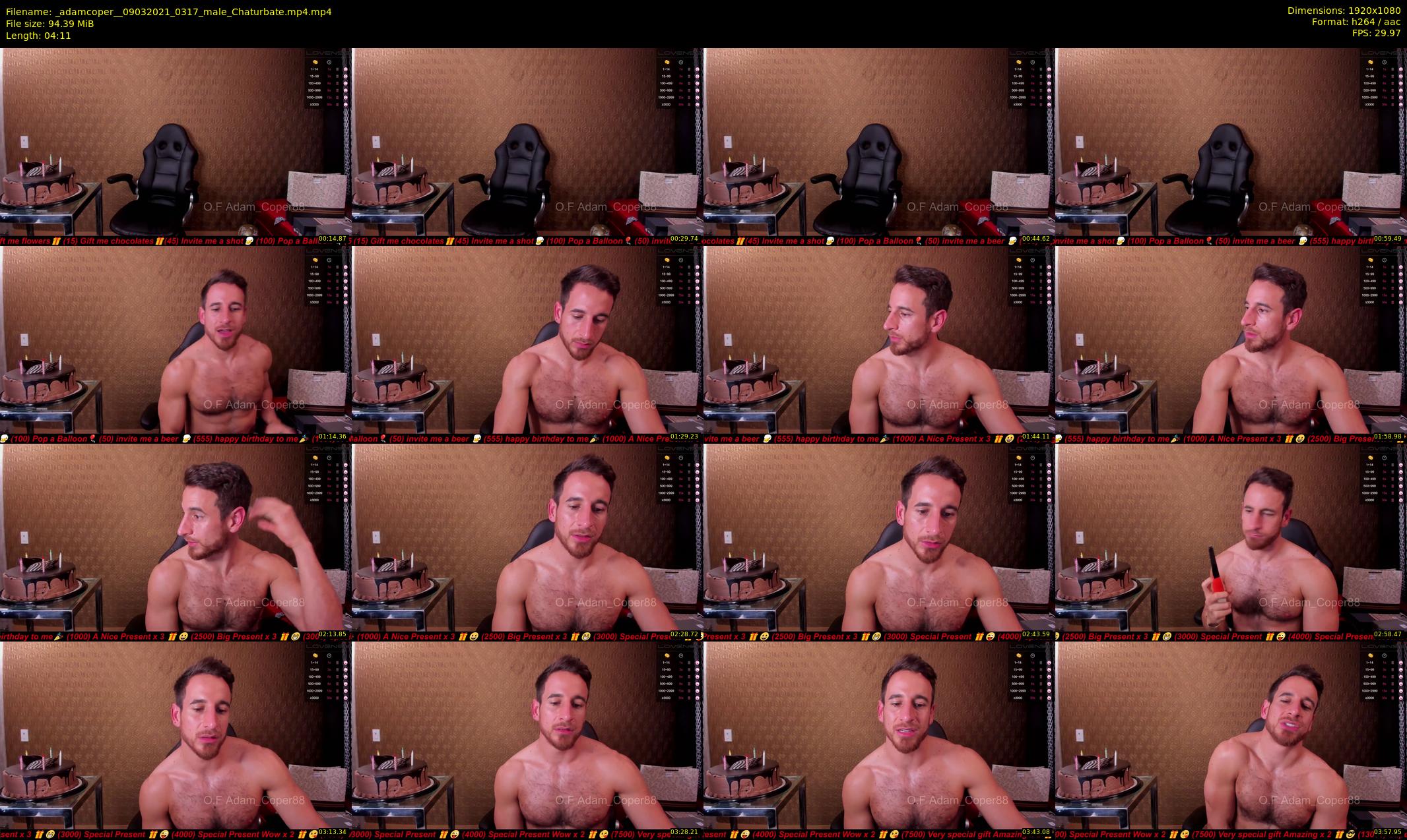 _adamcoper_ — 5 minute Chaturbate male cam show recording, 1080p, Mar 9, 2021