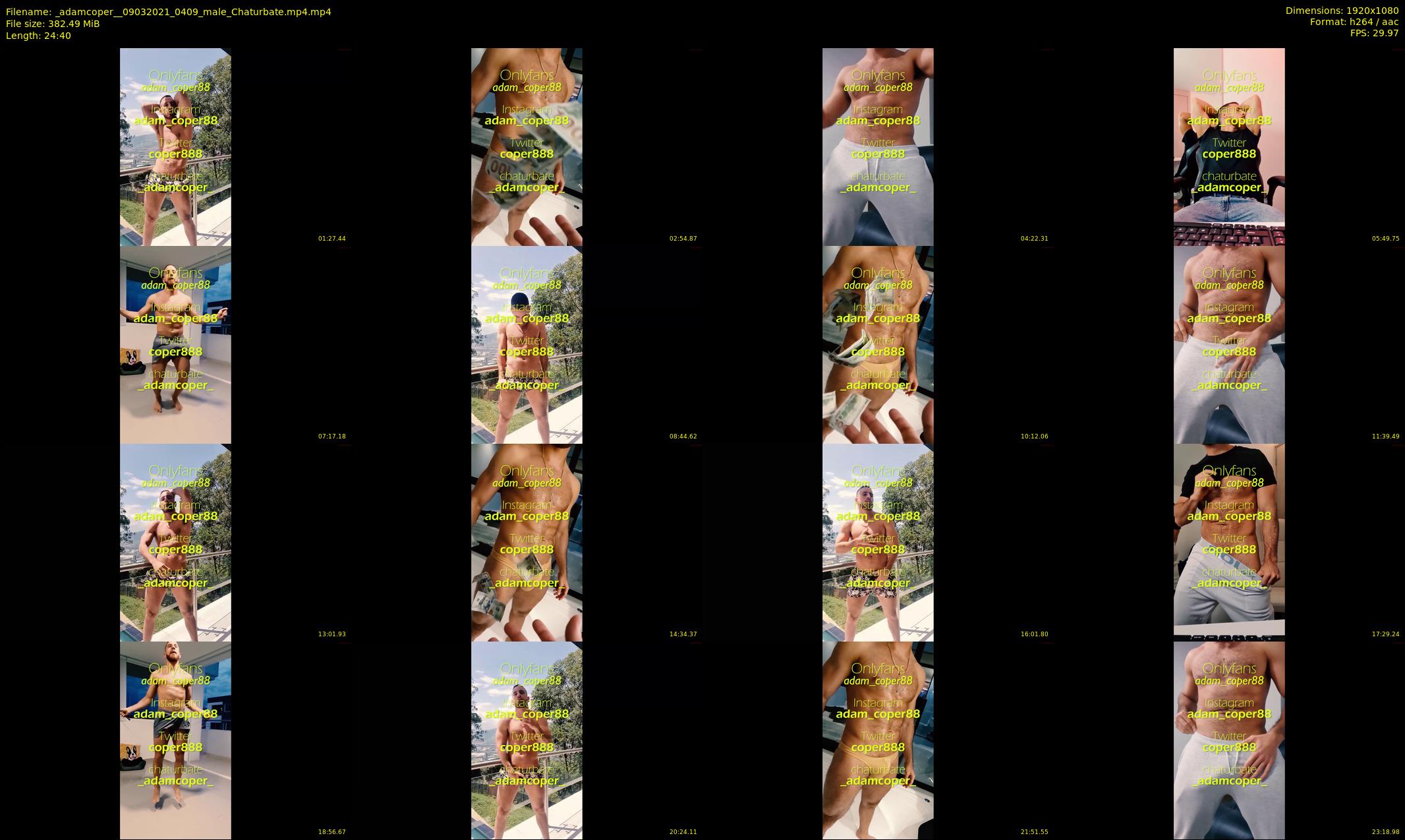 _adamcoper_ — 25 minute Chaturbate male cam show recording, 1080p, Mar 9, 2021