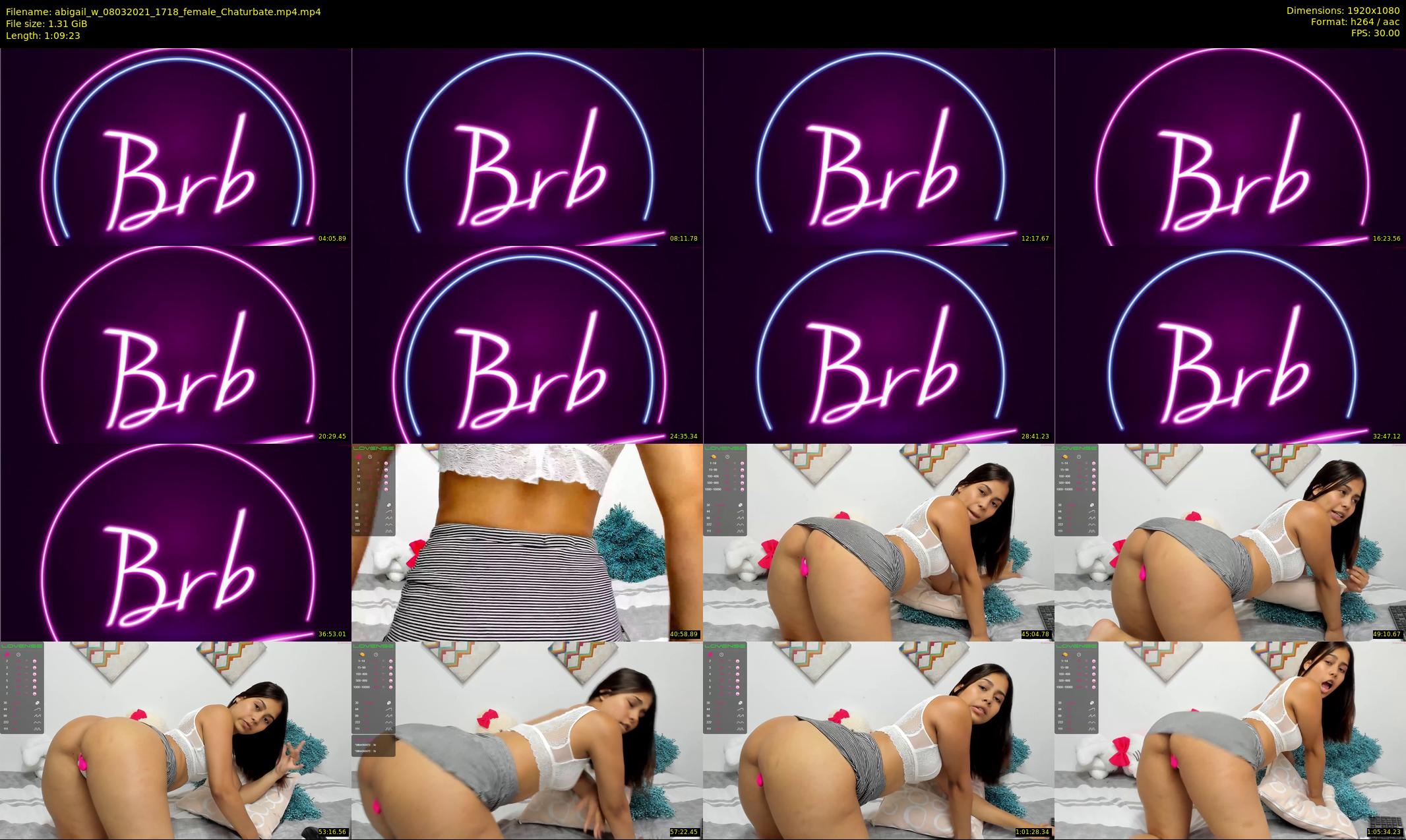 abigail_w — 70 minute Chaturbate female cam show recording, 1080p, Mar 8, 2021