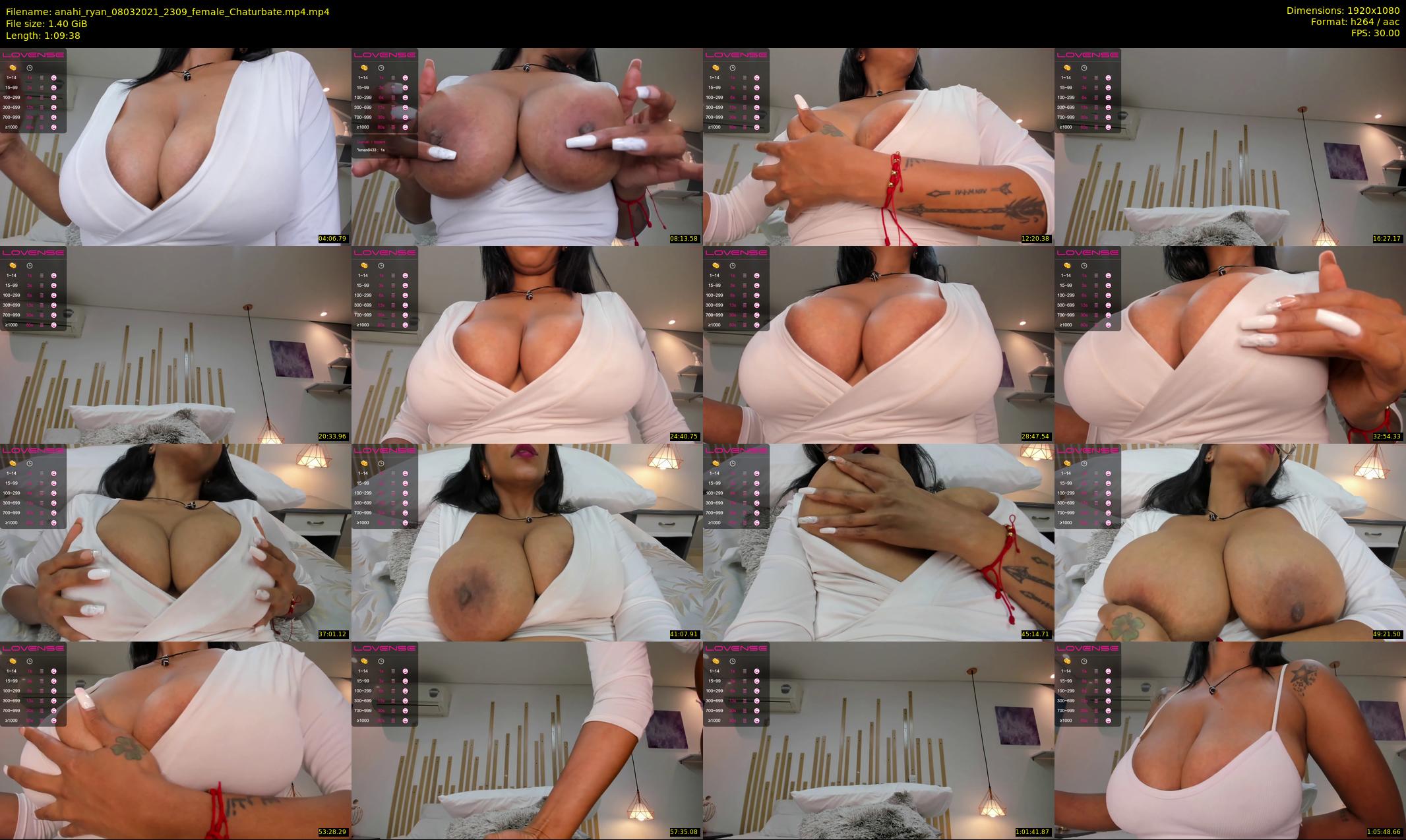anahi_ryan — 70 minute Chaturbate female cam show recording, 1080p, Mar 8, 2021