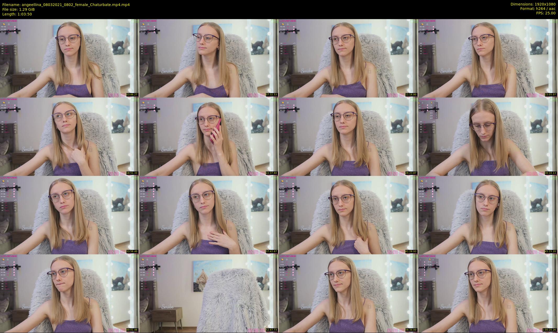 angeellina — 64 minute Chaturbate female cam show recording, 1080p, Mar 8, 2021