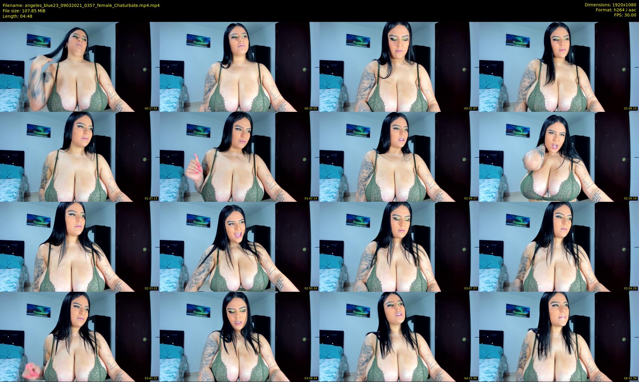 angeles_blue23 — 5 minute Chaturbate female cam show recording, 1080p, Mar 9, 2021