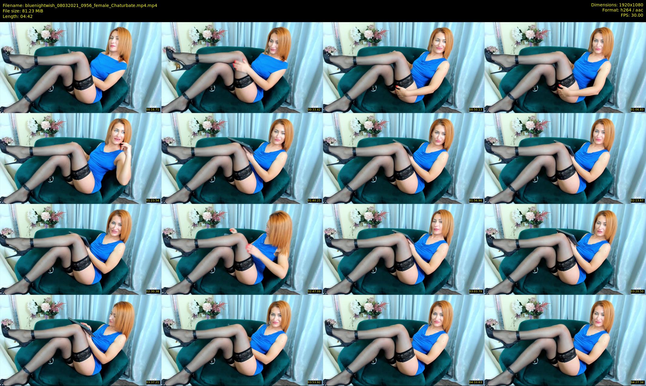 bluenightwish — 5 minute Chaturbate female cam show recording, 1080p, Mar 8, 2021