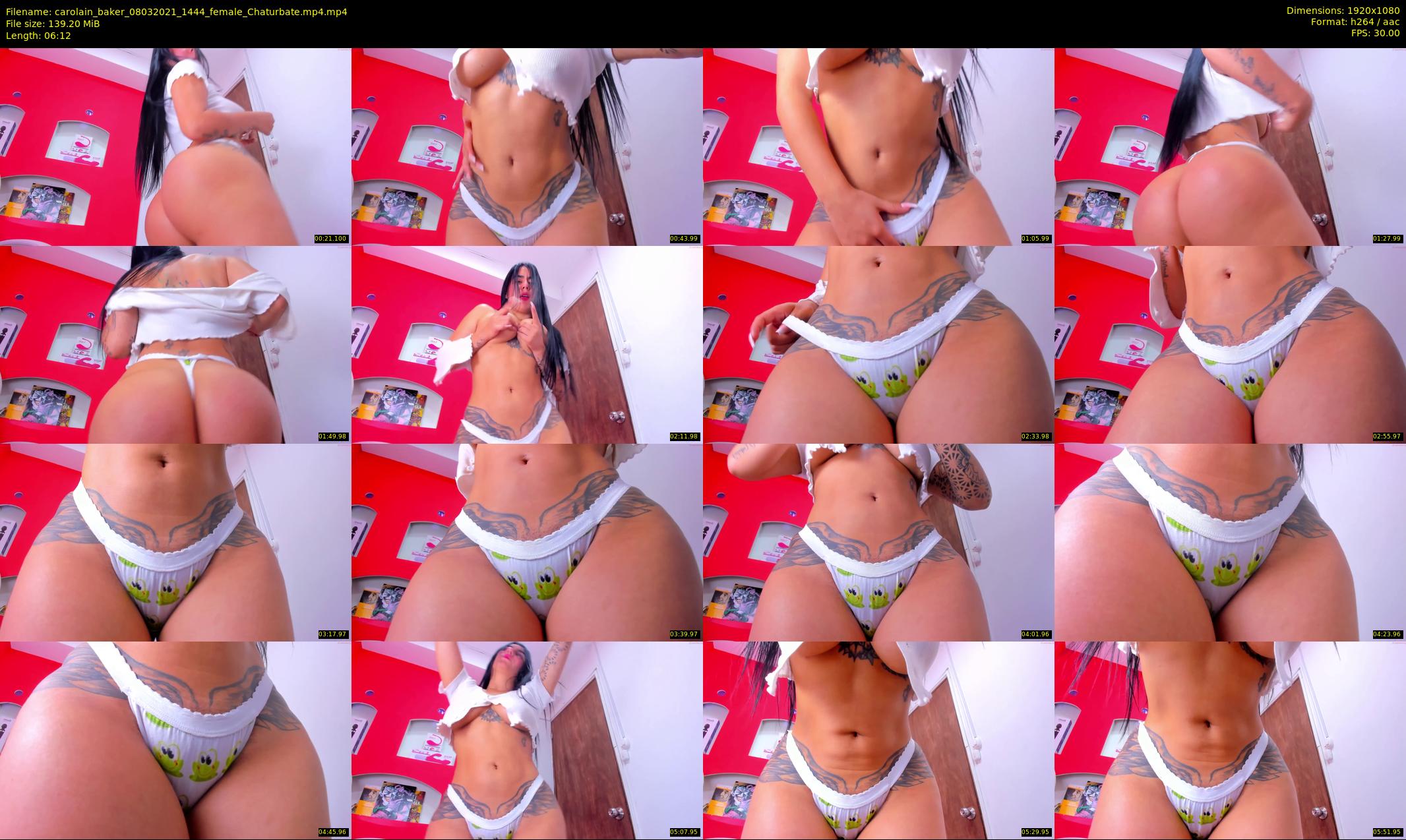 carolain_baker — 7 minute Chaturbate female cam show recording, 1080p, Mar 8, 2021