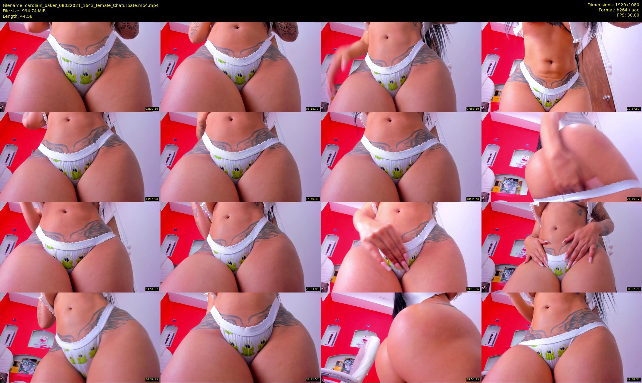 carolain_baker — 45 minute Chaturbate female cam show recording, 1080p, Mar 8, 2021