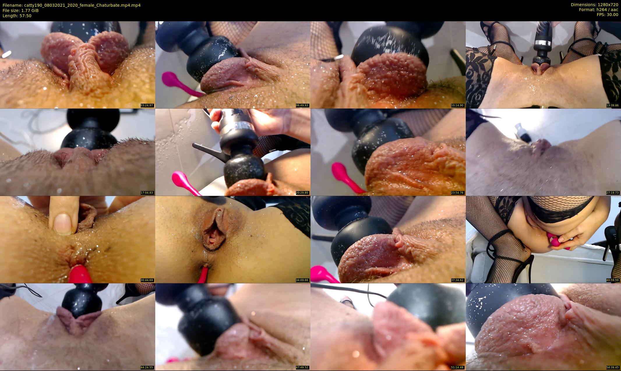 catty190 — 58 minute Chaturbate female cam show recording, 720p, Mar 8, 2021