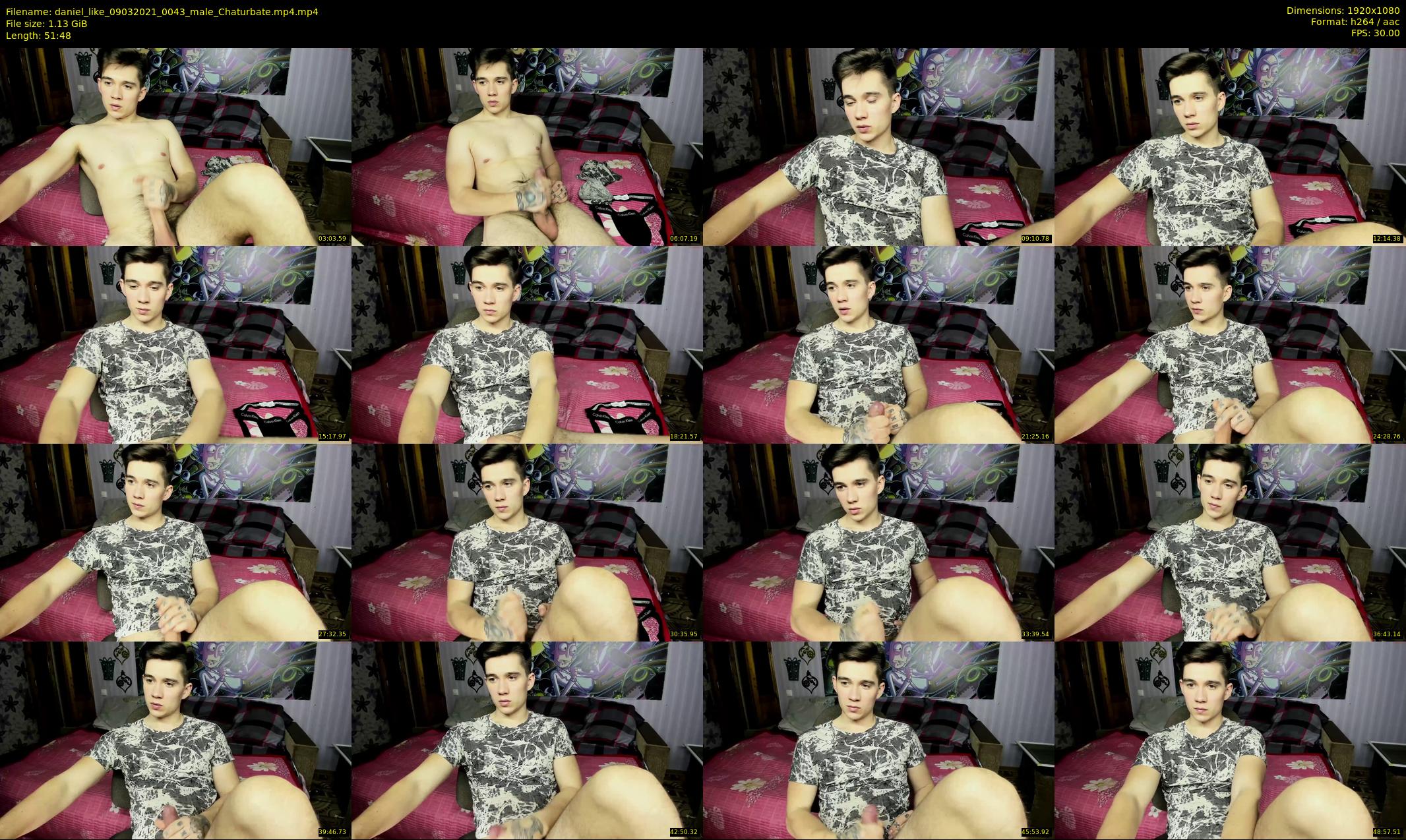 daniel_like — 52 minute Chaturbate male cam show recording, 1080p, Mar 9, 2021
