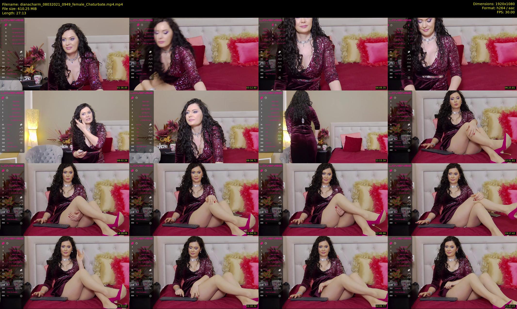 dianacharm — 28 minute Chaturbate female cam show recording, 1080p, Mar 8, 2021