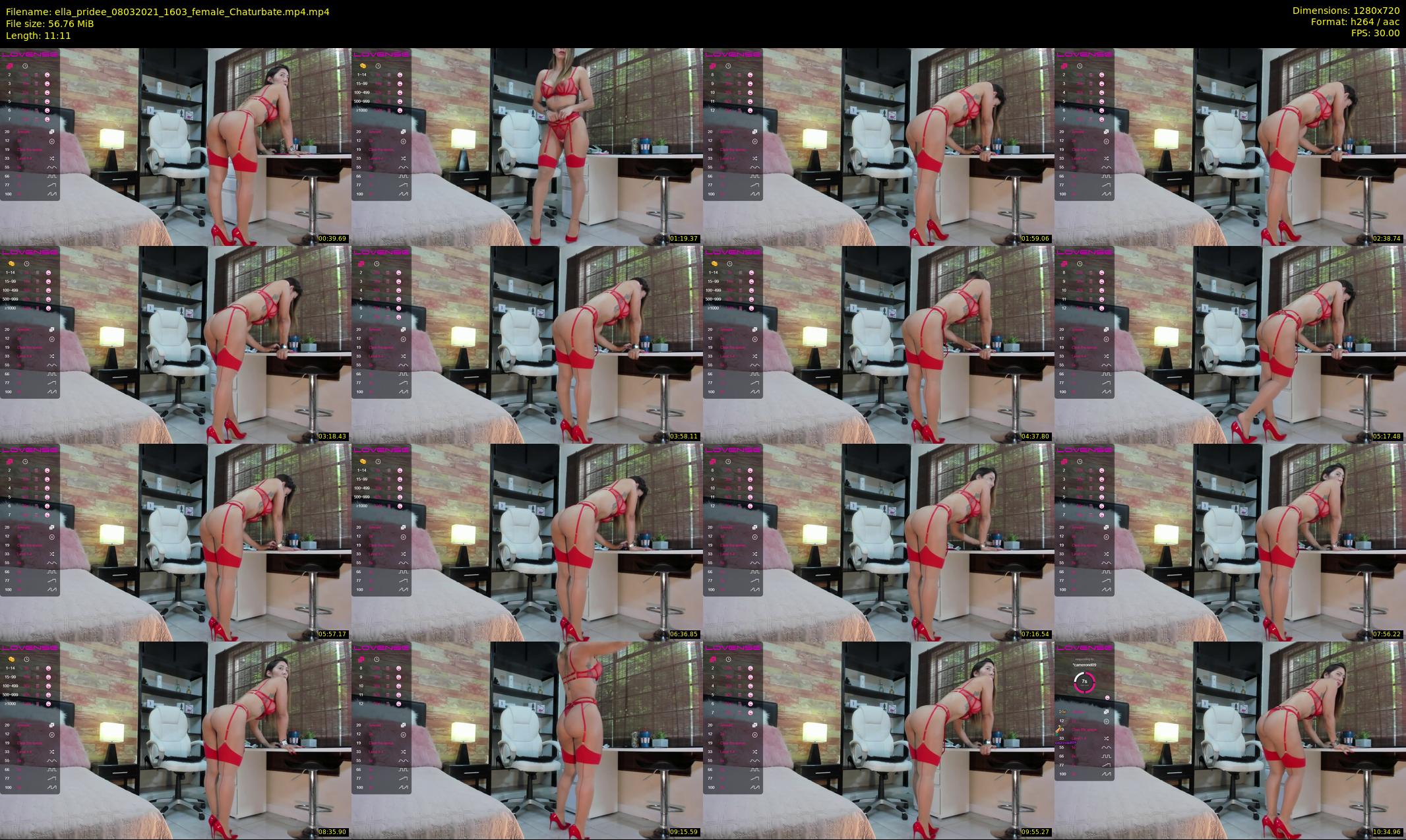 ella_pridee — 12 minute Chaturbate female cam show recording, 720p, Mar 8, 2021