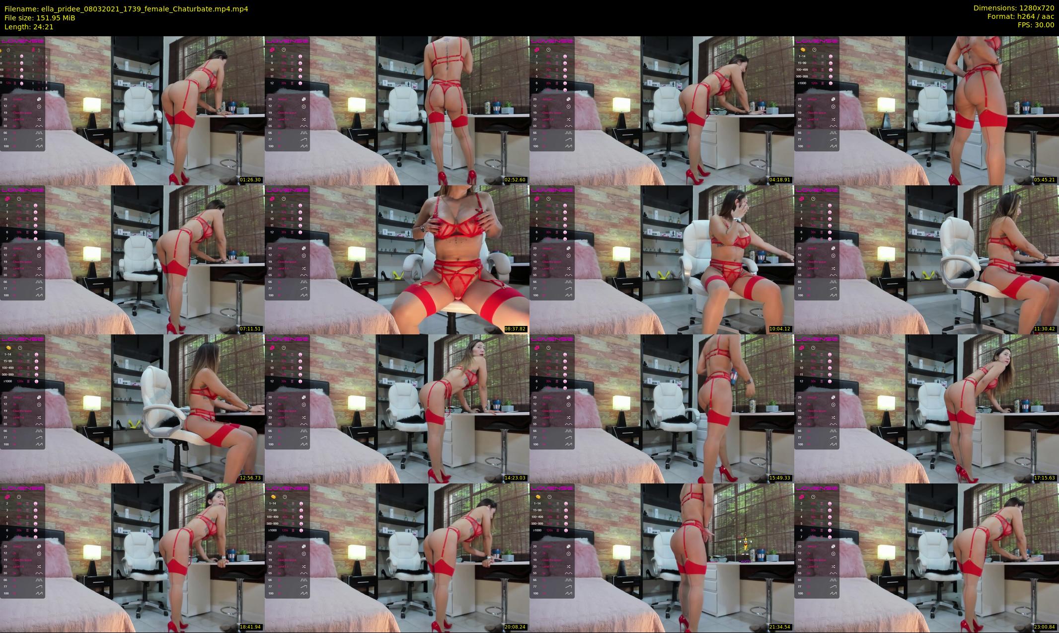 ella_pridee — 25 minute Chaturbate female cam show recording, 720p, Mar 8, 2021