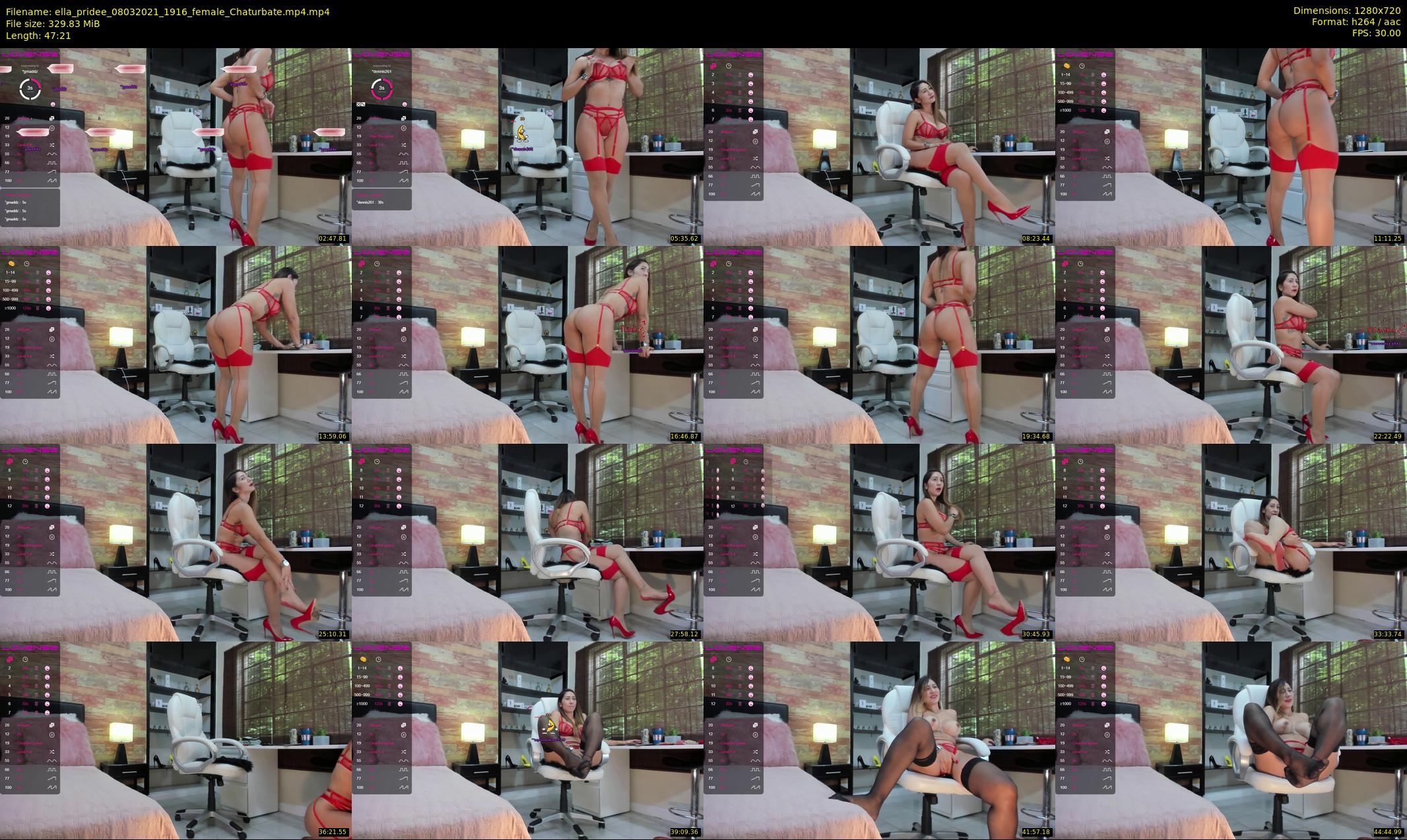 ella_pridee — 48 minute Chaturbate female cam show recording, 720p, Mar 8, 2021