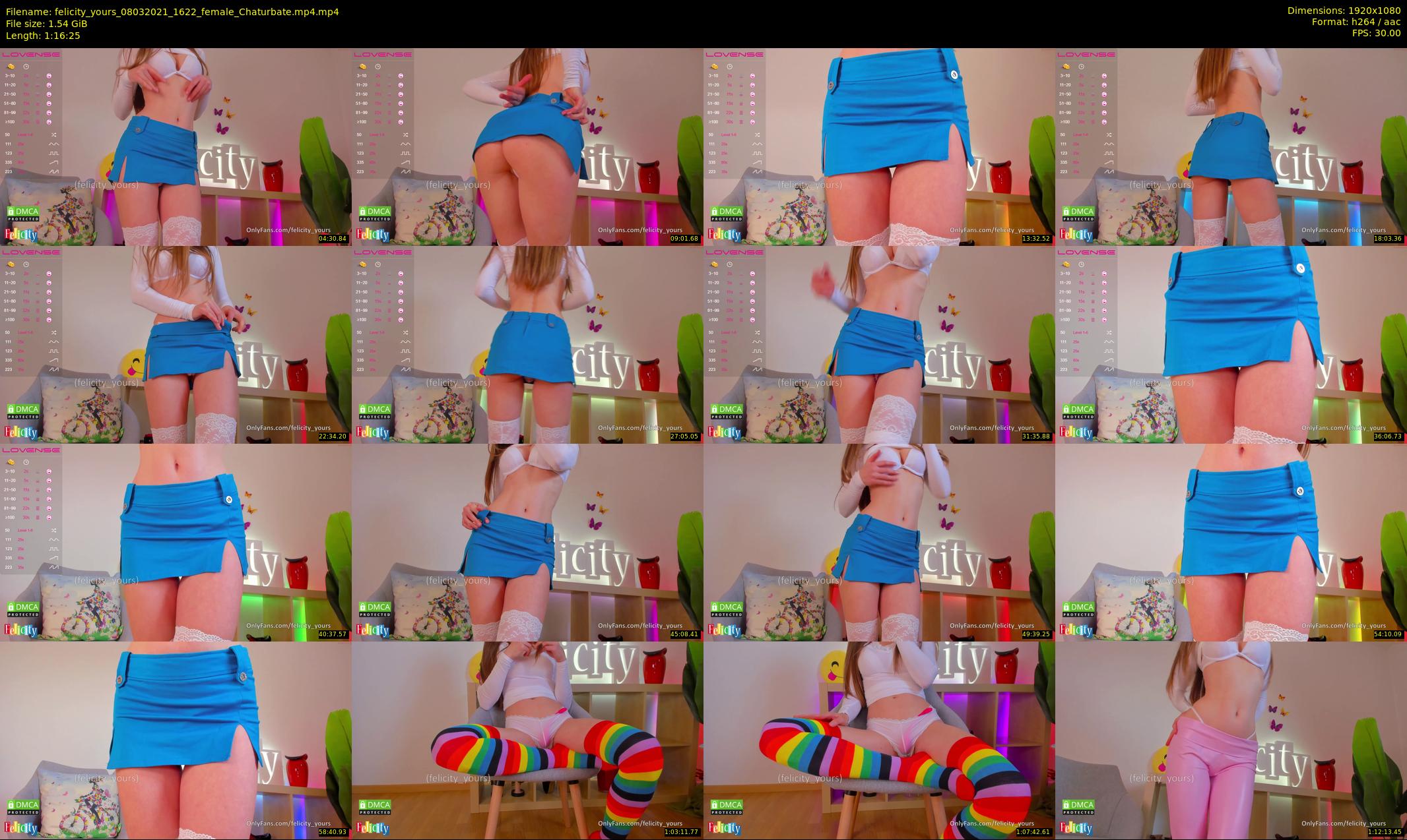 felicity_yours — 77 minute Chaturbate female cam show recording, 1080p, Mar 8, 2021