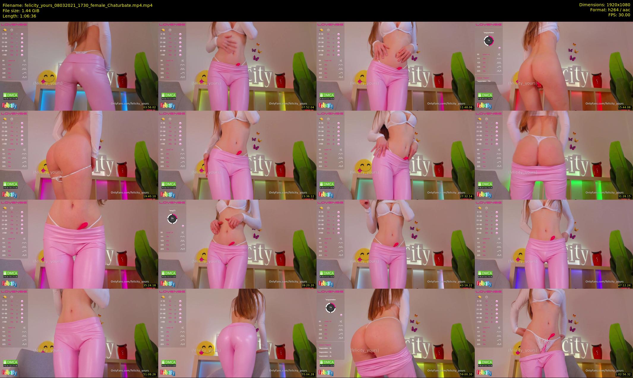 felicity_yours — 67 minute Chaturbate female cam show recording, 1080p, Mar 8, 2021