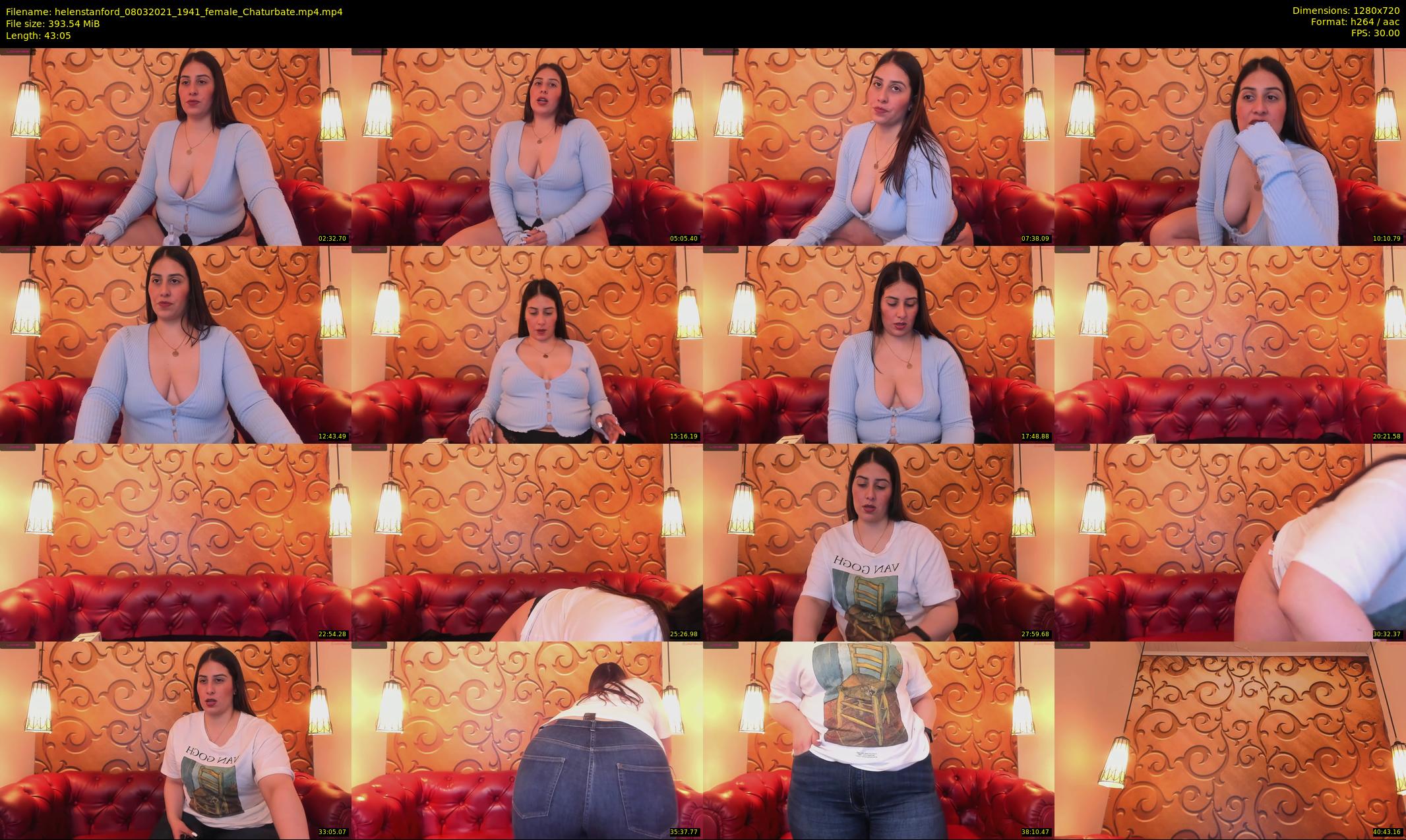 helenstanford — 44 minute Chaturbate female cam show recording, 720p, Mar 8, 2021