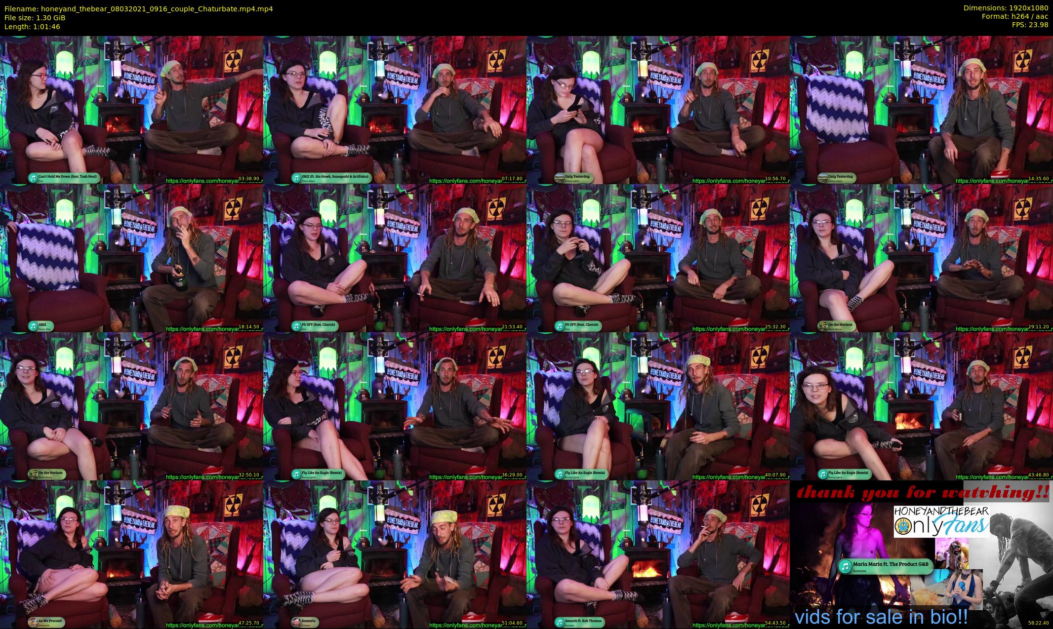 honeyand_thebear — 62 minute Chaturbate couple cam show recording, 1080p, Mar 8, 2021