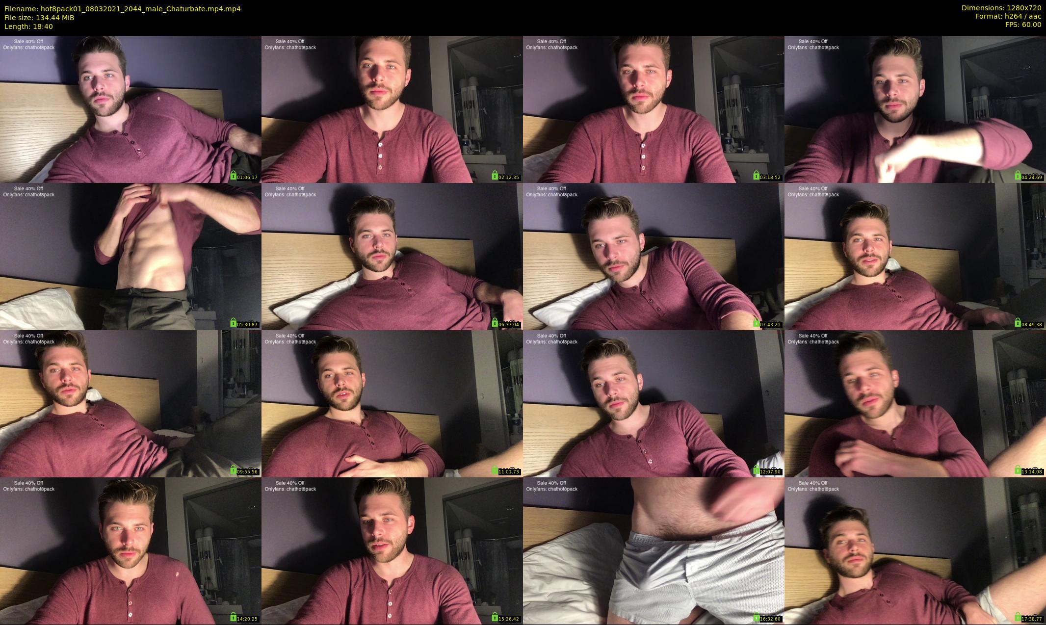 hot8pack01 — 19 minute Chaturbate male cam show recording, 720p, Mar 8, 2021