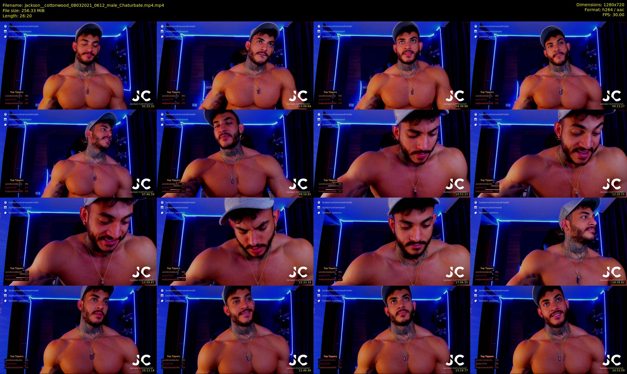 jackson__cottonwood — 27 minute Chaturbate male cam show recording, 720p, Mar 8, 2021