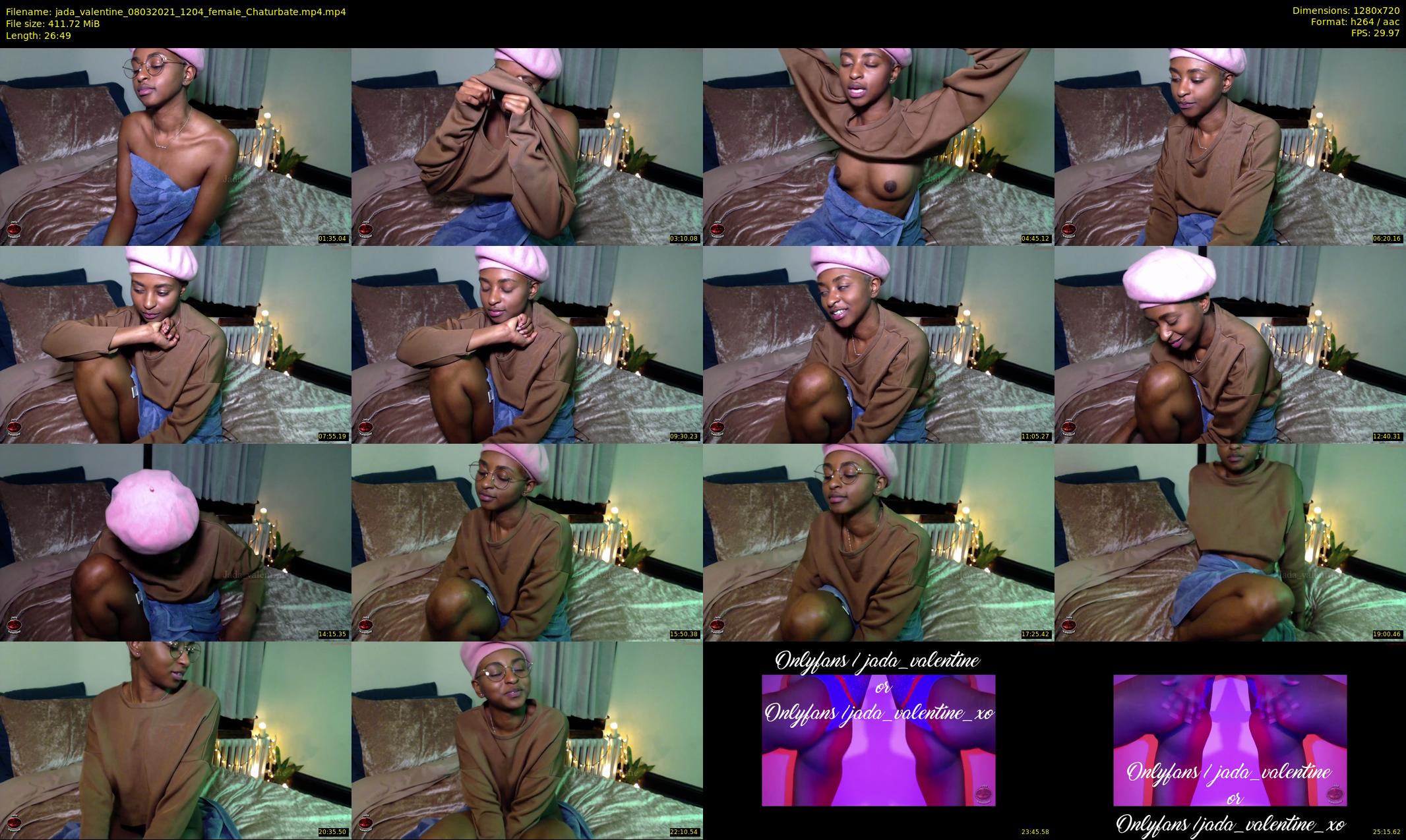 jada_valentine — 27 minute Chaturbate female cam show recording, 720p, Mar 8, 2021