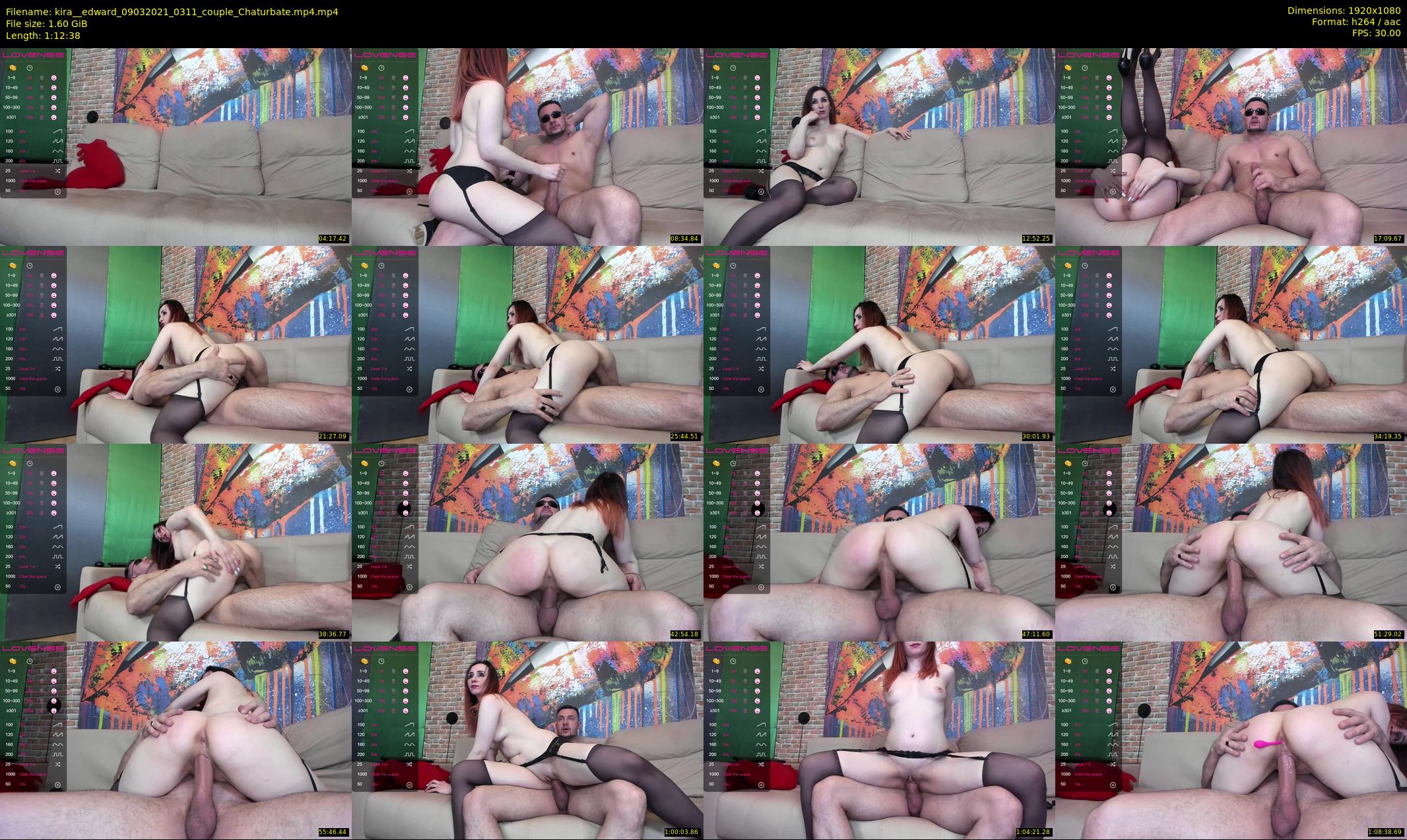 kira__edward — 73 minute Chaturbate couple cam show recording, 1080p, Mar 9, 2021