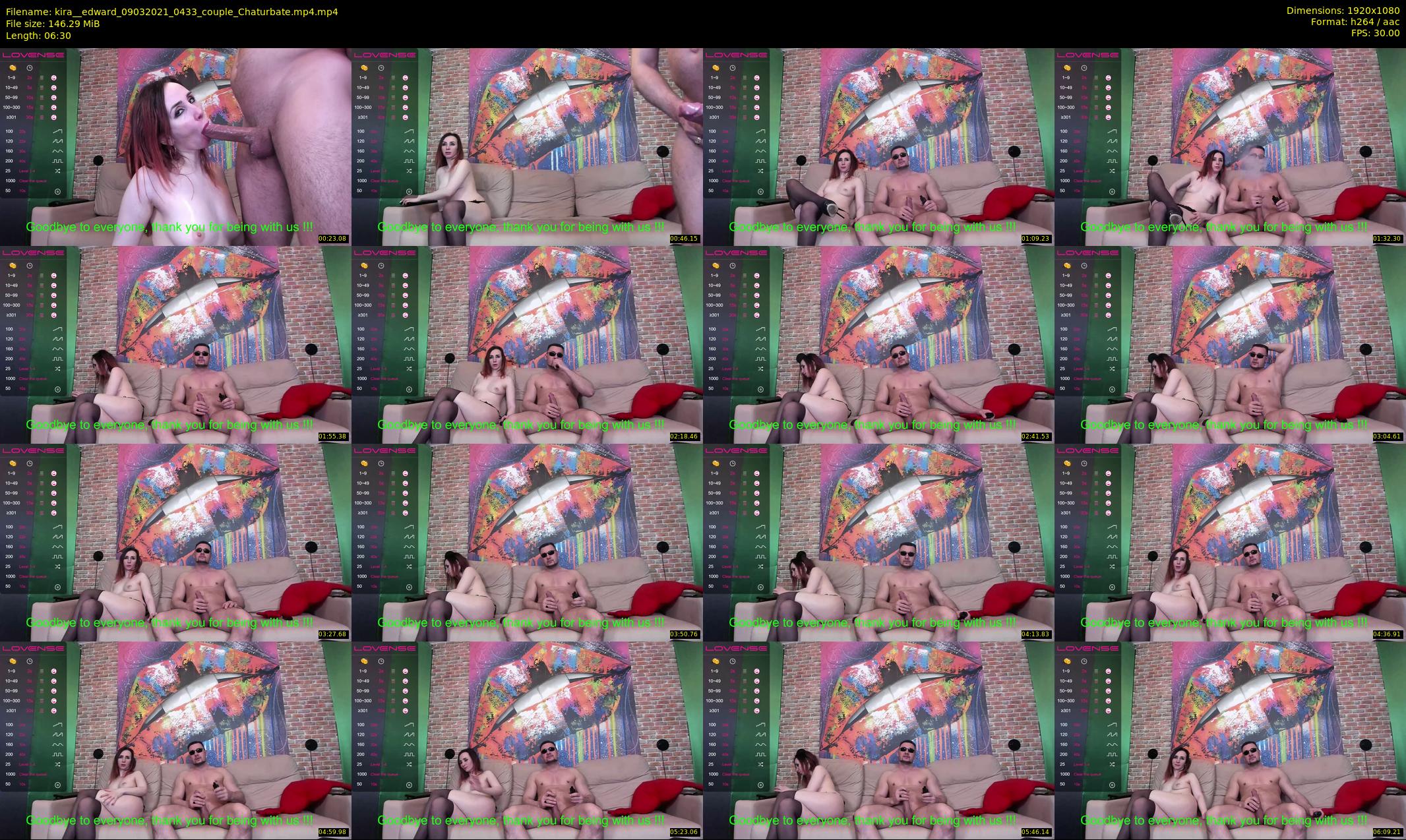 kira__edward — 7 minute Chaturbate couple cam show recording, 1080p, Mar 9, 2021