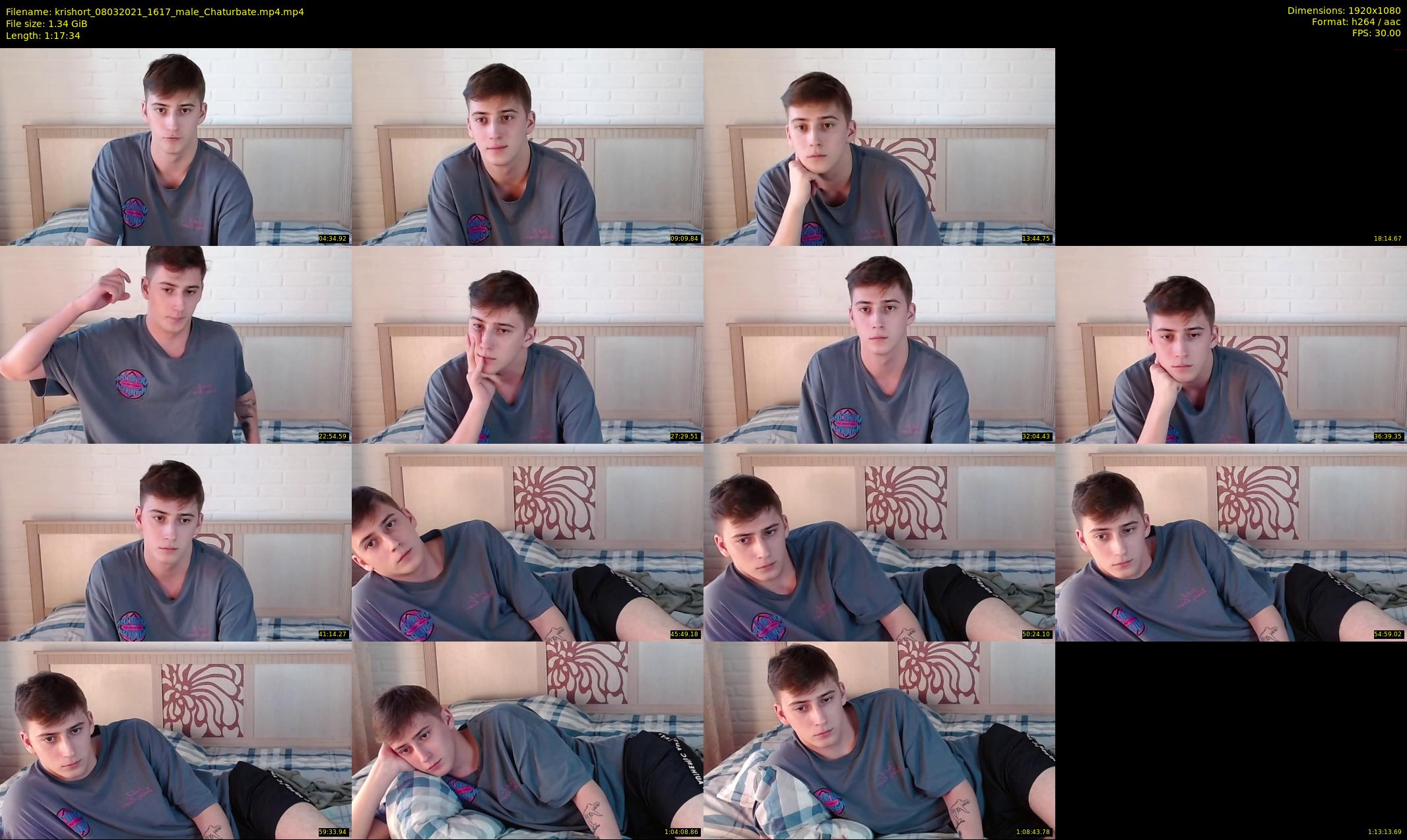 krishort — 78 minute Chaturbate male cam show recording, 1080p, Mar 8, 2021