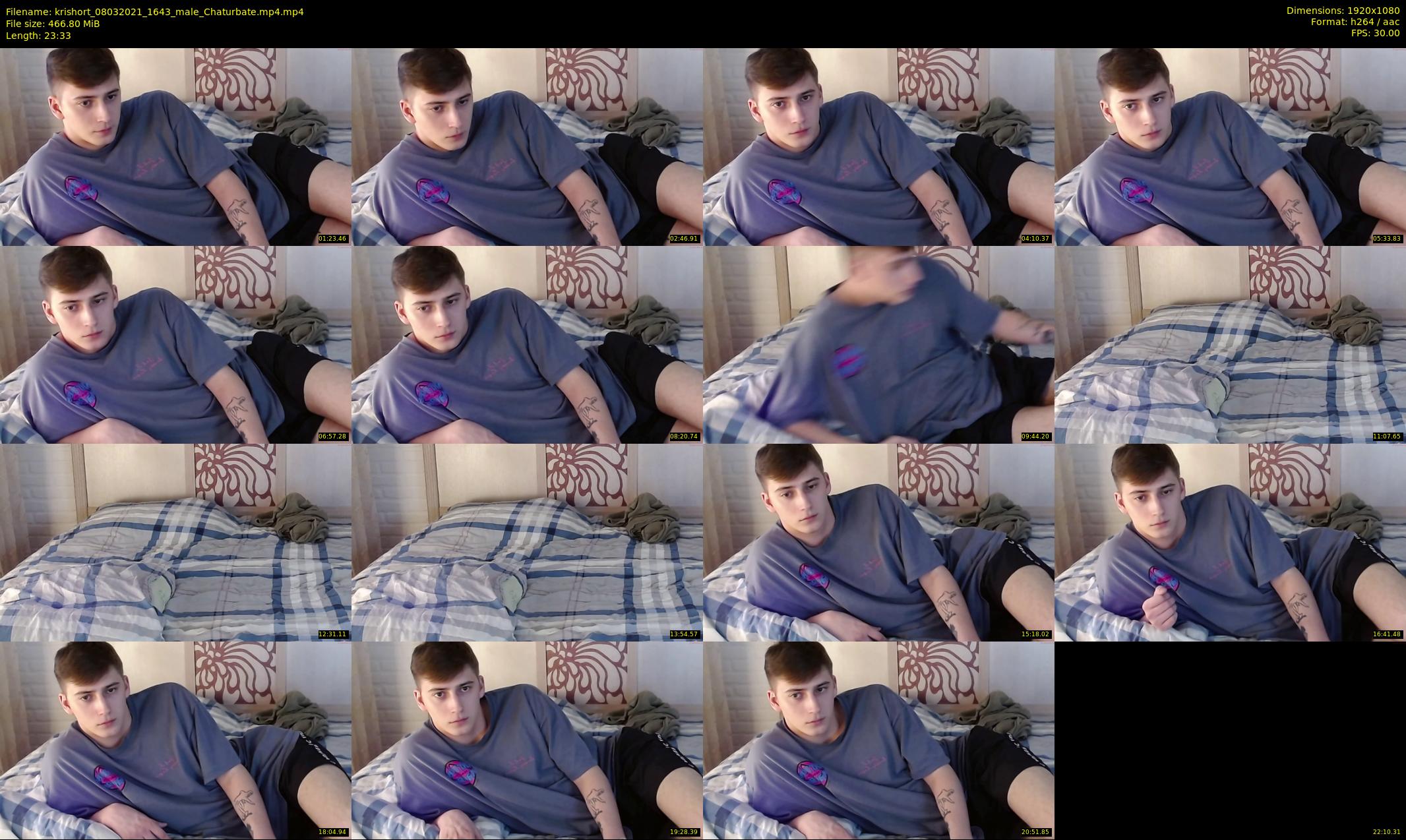 krishort — 24 minute Chaturbate male cam show recording, 1080p, Mar 8, 2021