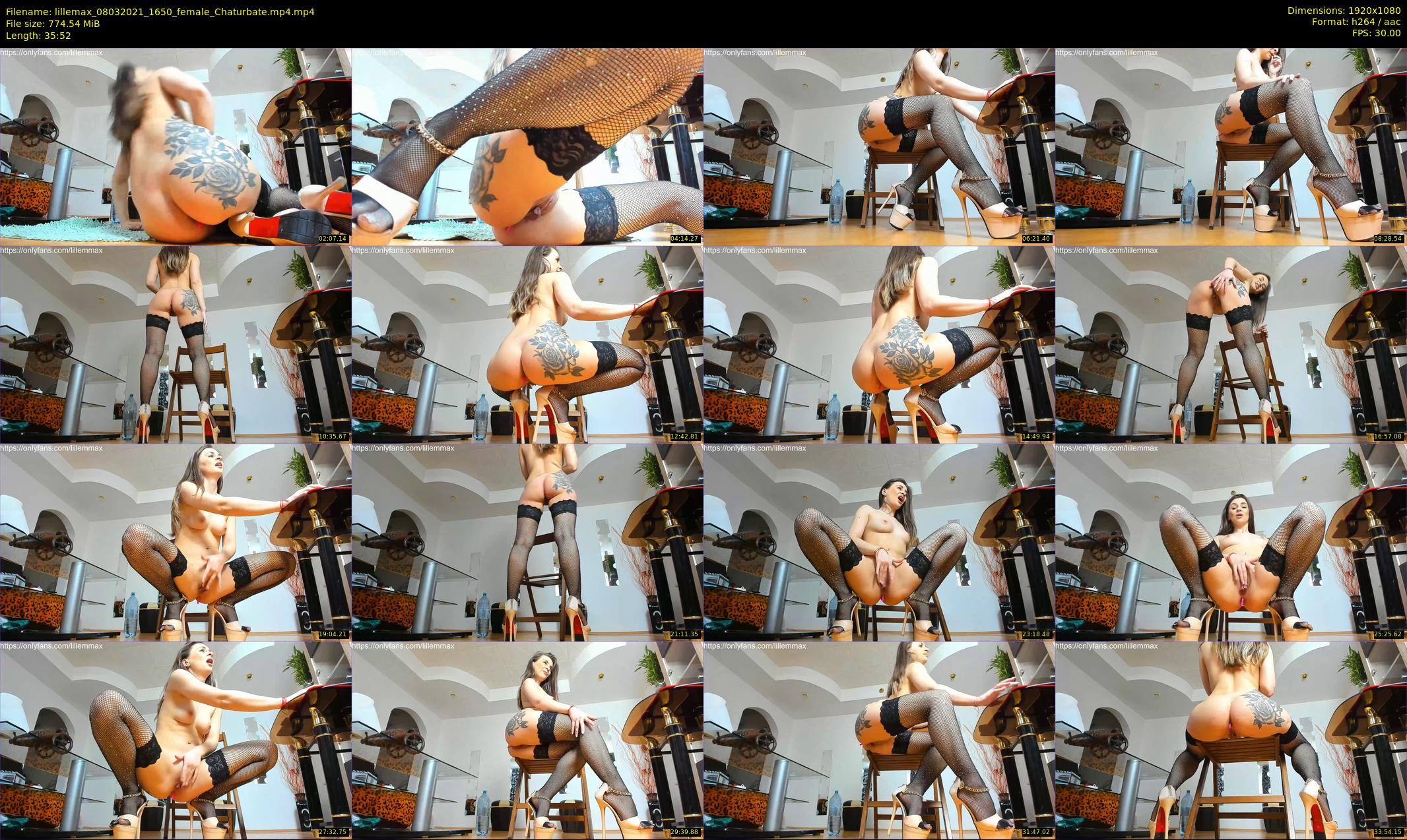 lillemax — 36 minute Chaturbate female cam show recording, 1080p, Mar 8, 2021