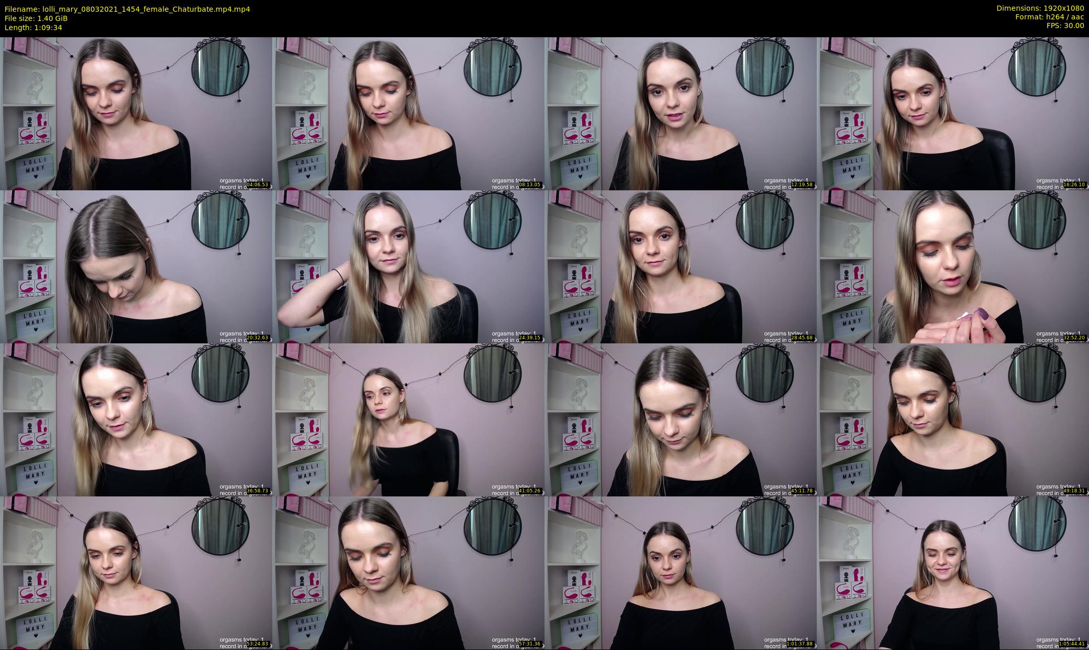 lolli_mary — 70 minute Chaturbate female cam show recording, 1080p, Mar 8, 2021