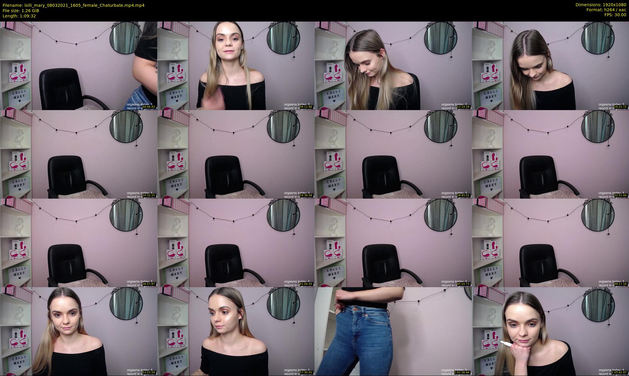 lolli_mary — 70 minute Chaturbate female cam show recording, 1080p, Mar 8, 2021