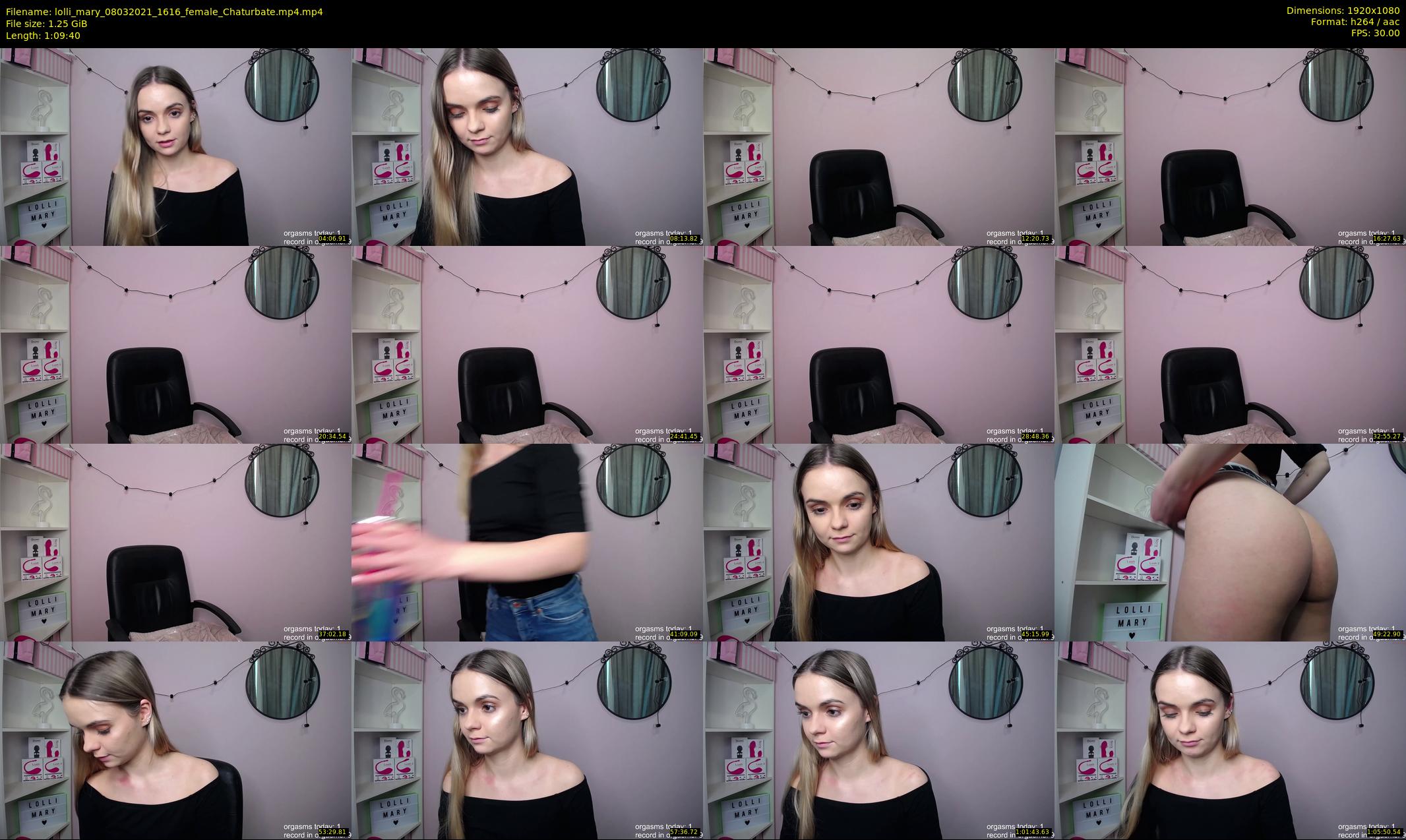 lolli_mary — 70 minute Chaturbate female cam show recording, 1080p, Mar 8, 2021