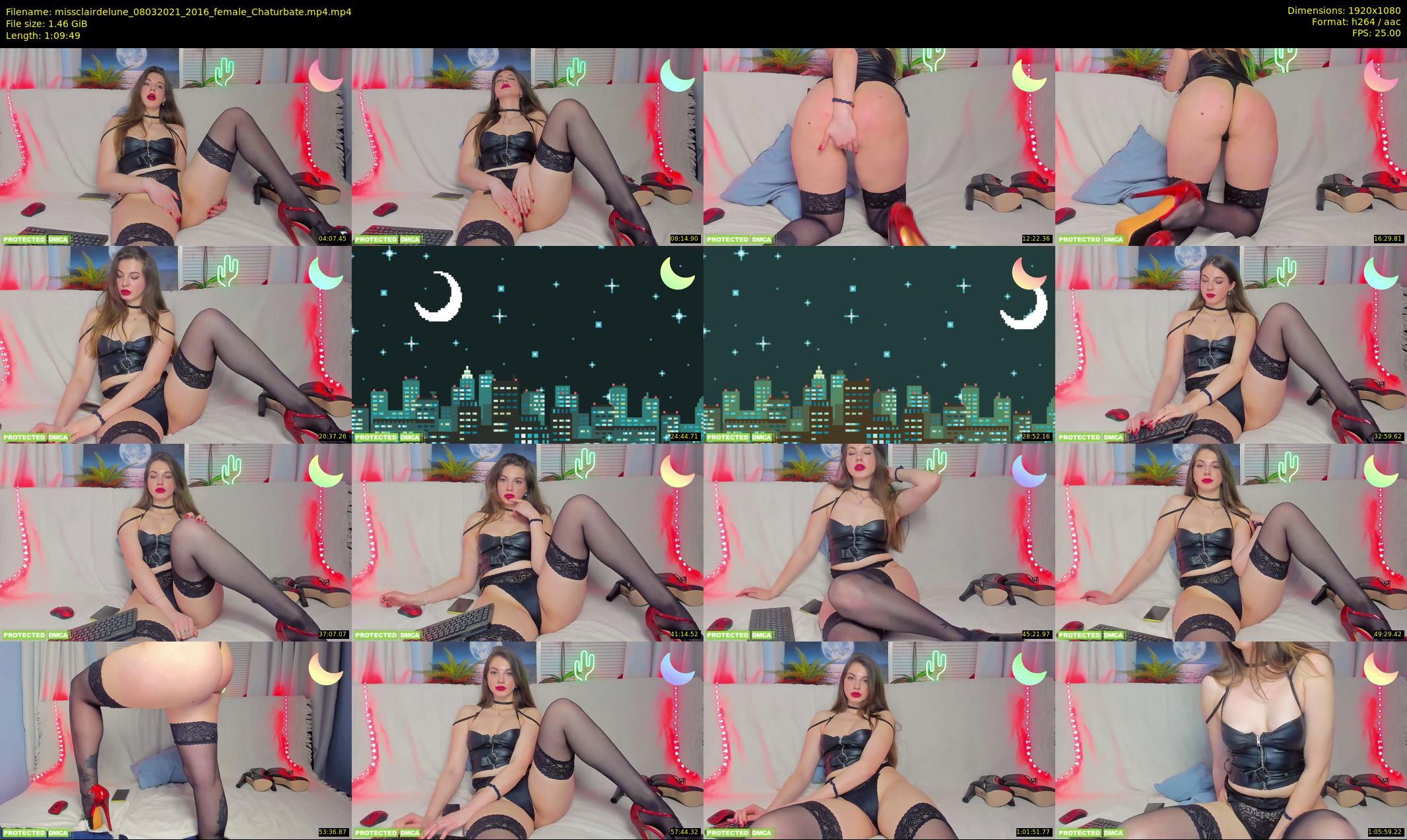 missclairdelune — 70 minute Chaturbate female cam show recording, 1080p, Mar 8, 2021