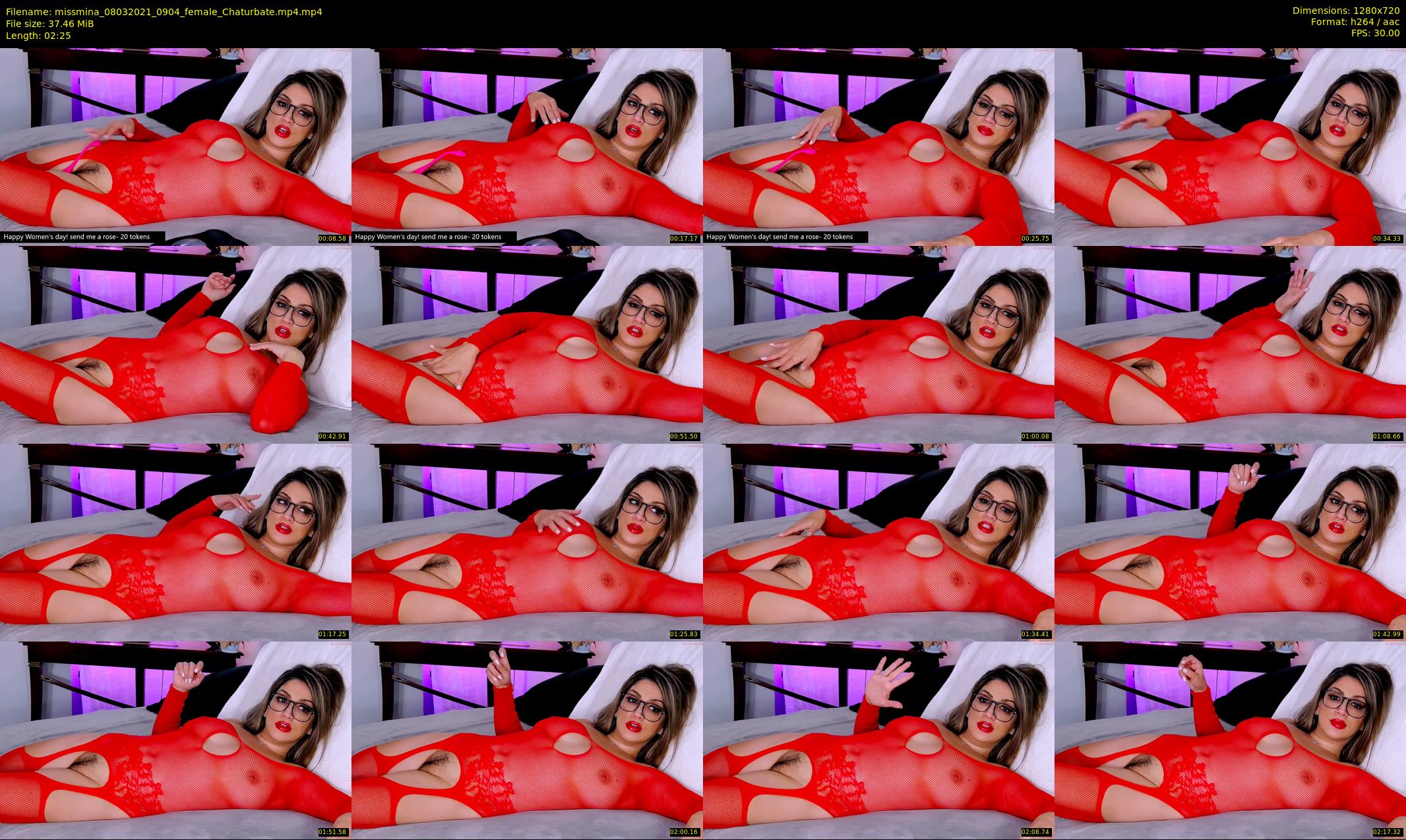 missmina — 3 minute Chaturbate female cam show recording, 720p, Mar 8, 2021