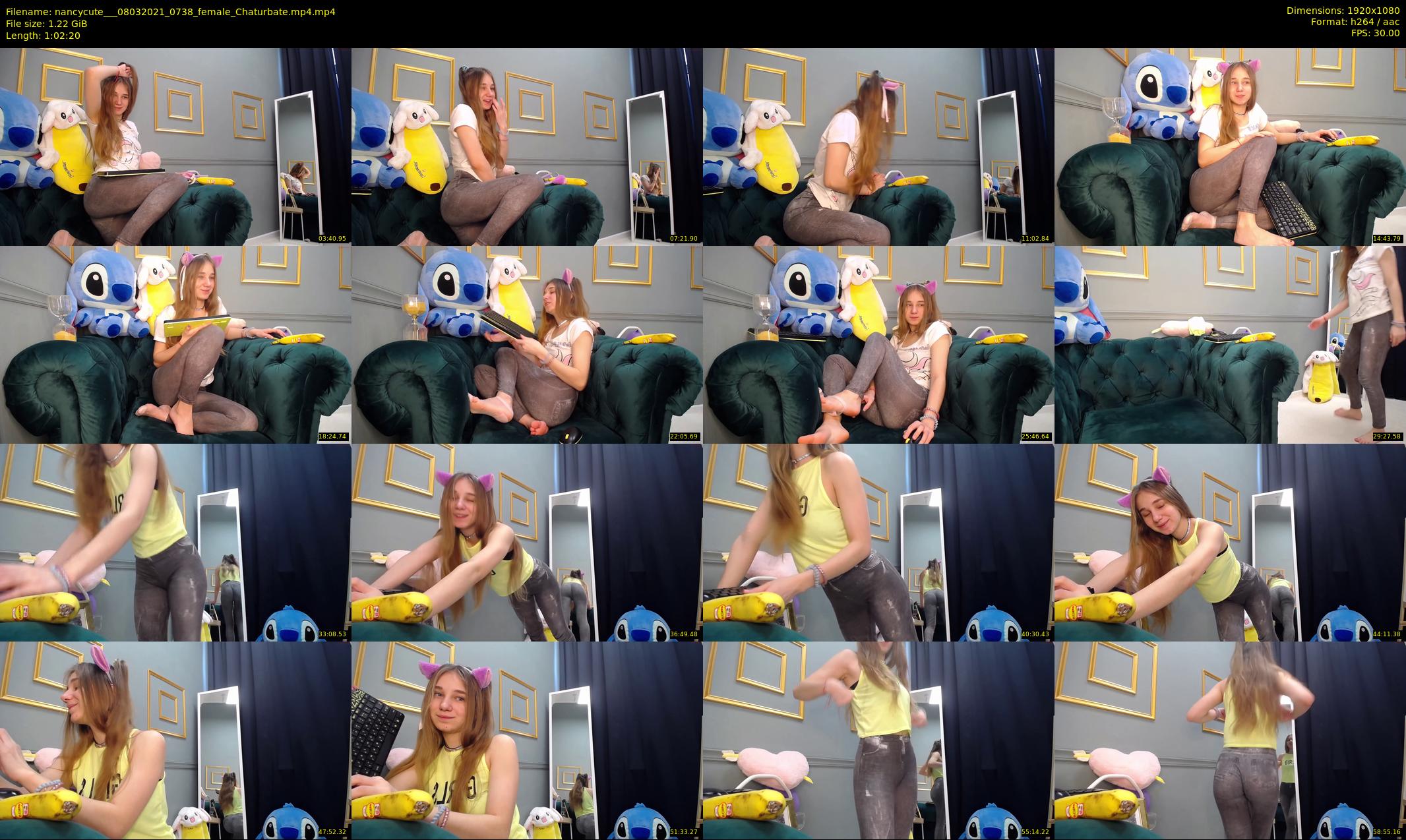 nancycute__ — 63 minute Chaturbate female cam show recording, 1080p, Mar 8, 2021