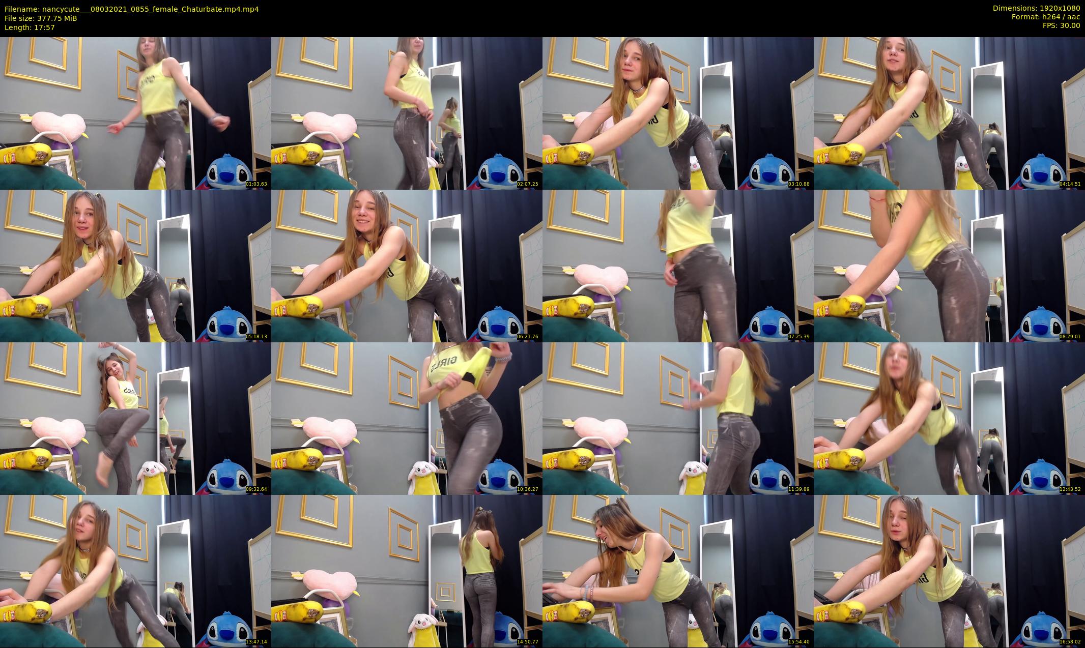 nancycute__ — 18 minute Chaturbate female cam show recording, 1080p, Mar 8, 2021