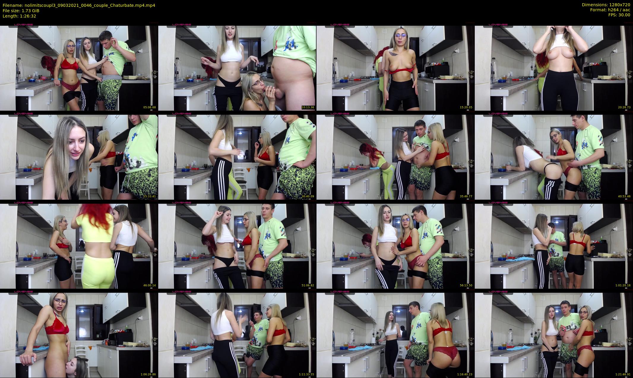 nolimitscoupl3 — 87 minute Chaturbate couple cam show recording, 720p, Mar 9, 2021