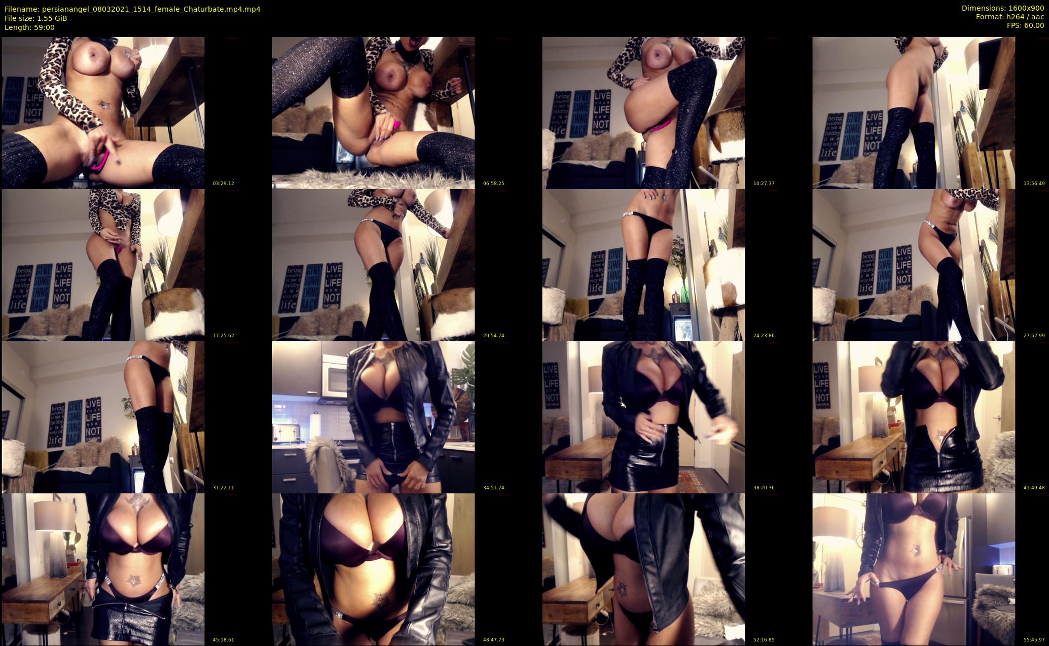 persianangel — 59 minute Chaturbate female cam show recording, 720p, Mar 8, 2021