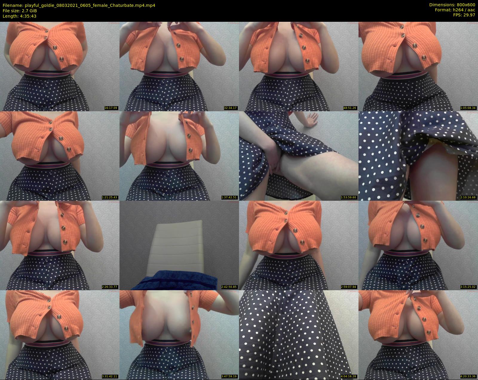 playful_goldie — 276 minute Chaturbate female cam show recording, 480p, Mar 8, 2021