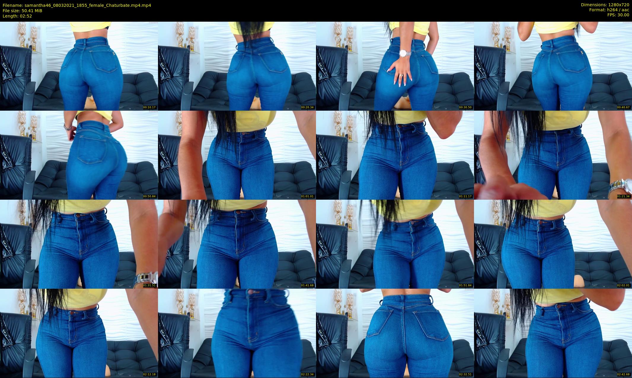 samantha46 — 3 minute Chaturbate female cam show recording, 720p, Mar 8, 2021