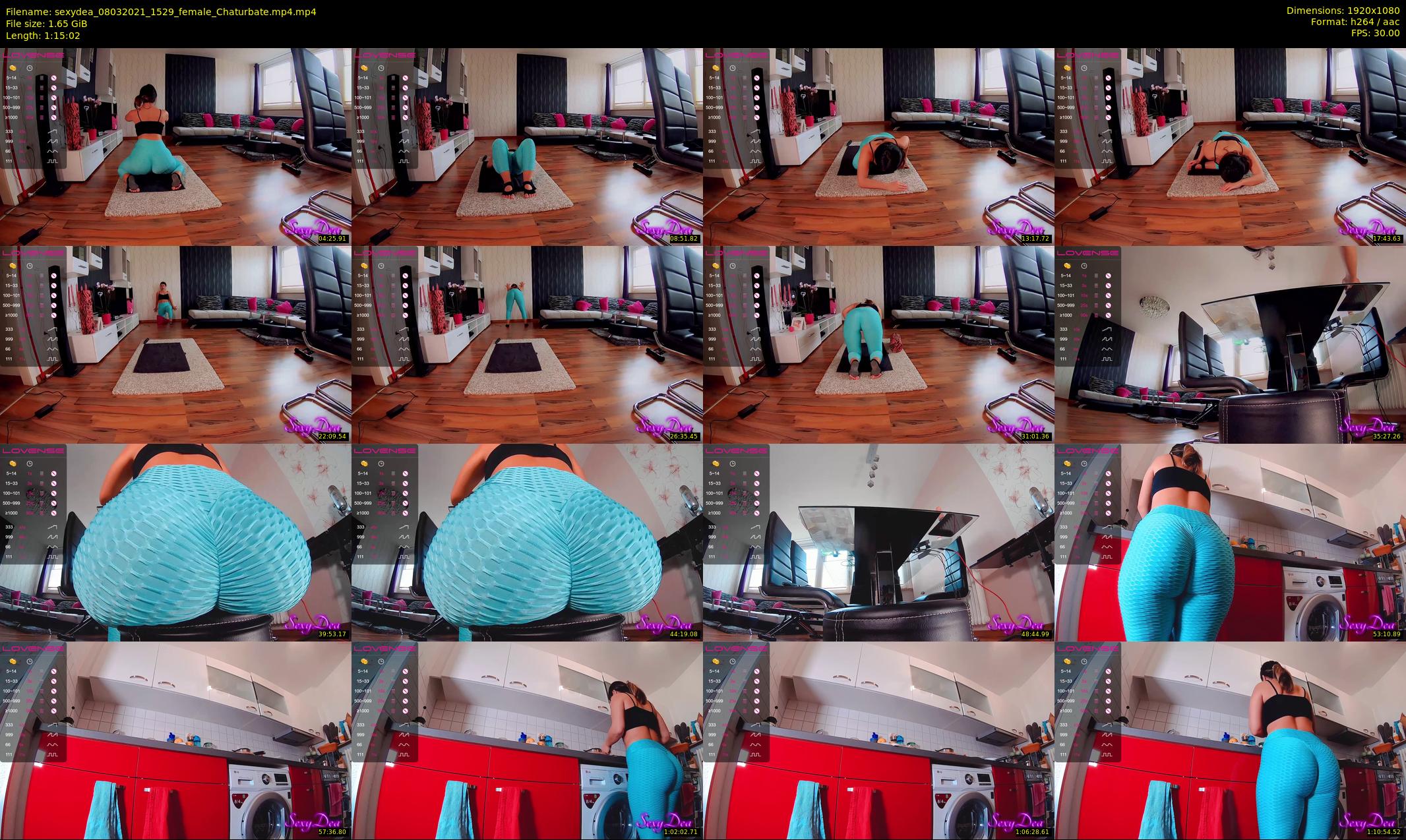 sexydea — 76 minute Chaturbate female cam show recording, 1080p, Mar 8, 2021