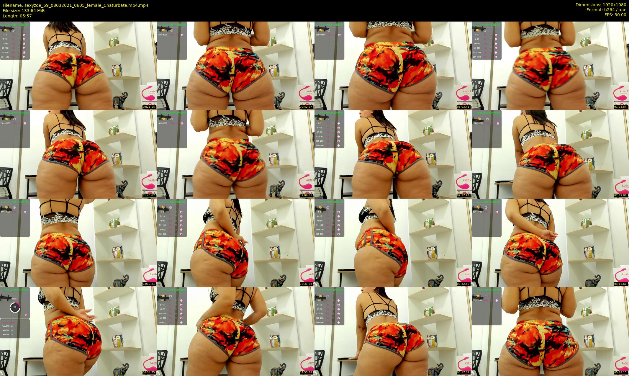 sexyzoe_69 — 6 minute Chaturbate female cam show recording, 1080p, Mar 8, 2021