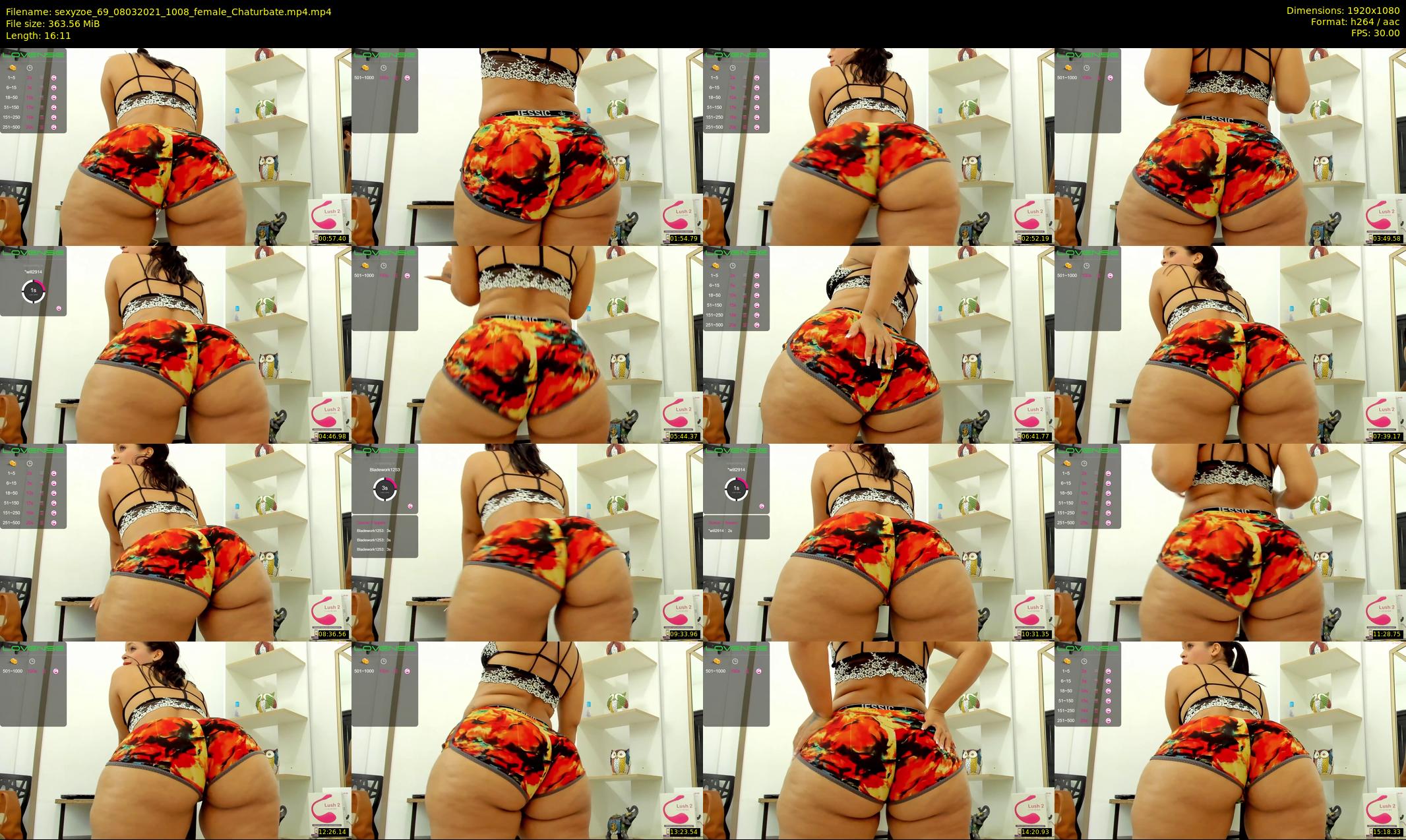 sexyzoe_69 — 17 minute Chaturbate female cam show recording, 1080p, Mar 8, 2021