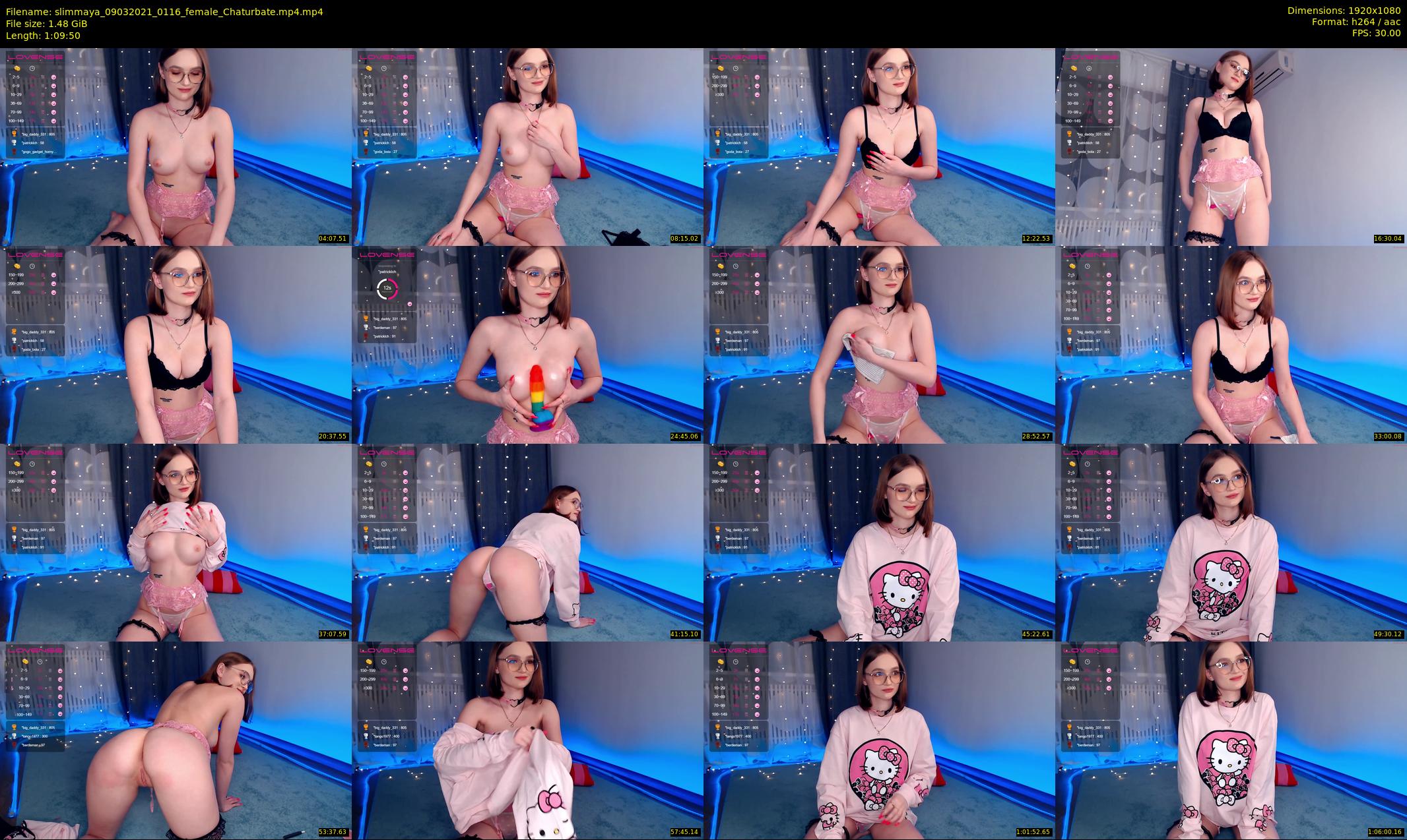 slimmaya — 70 minute Chaturbate female cam show recording, 1080p, Mar 9, 2021