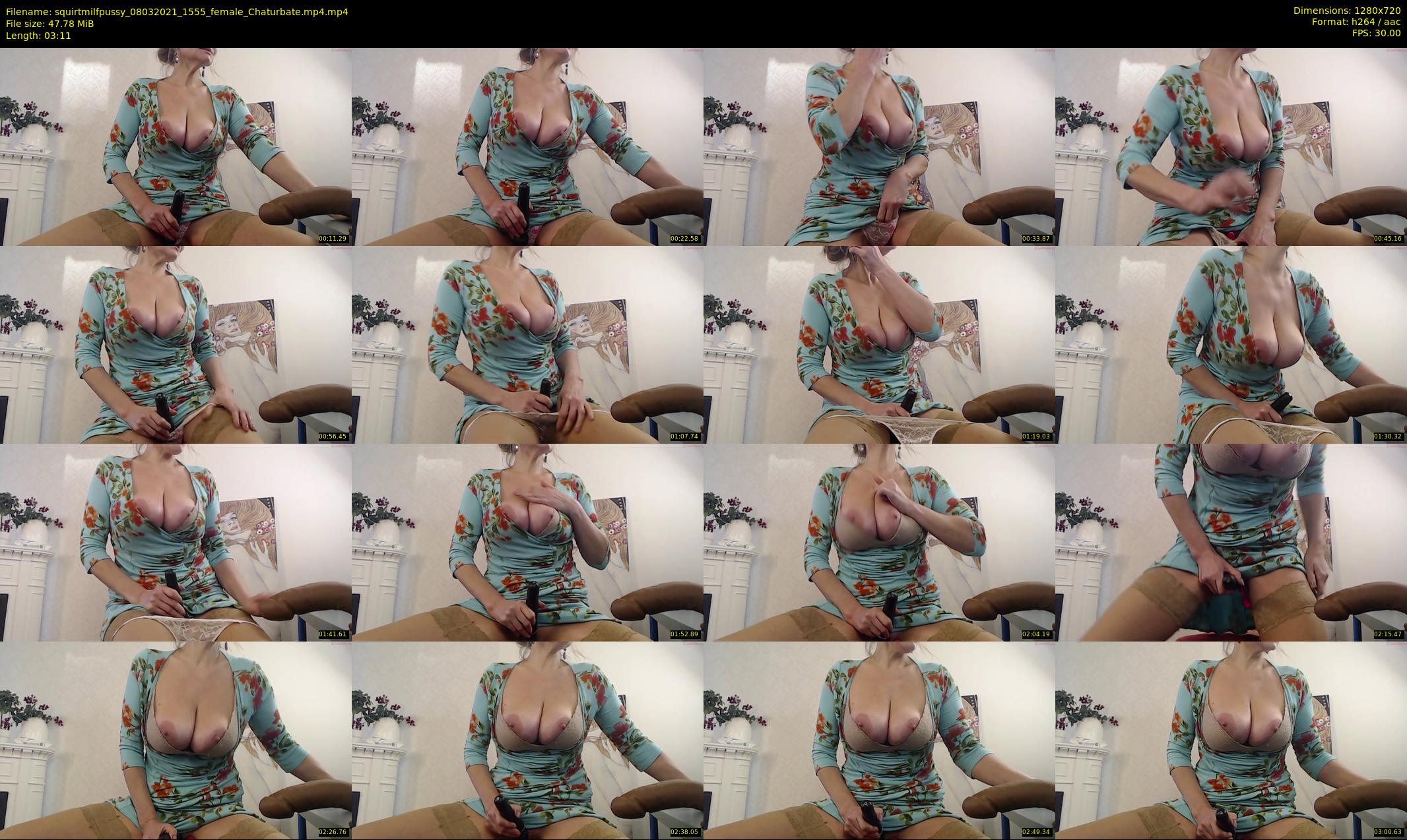 squirtmilfpussy — 4 minute Chaturbate female cam show recording, 720p, Mar 8, 2021